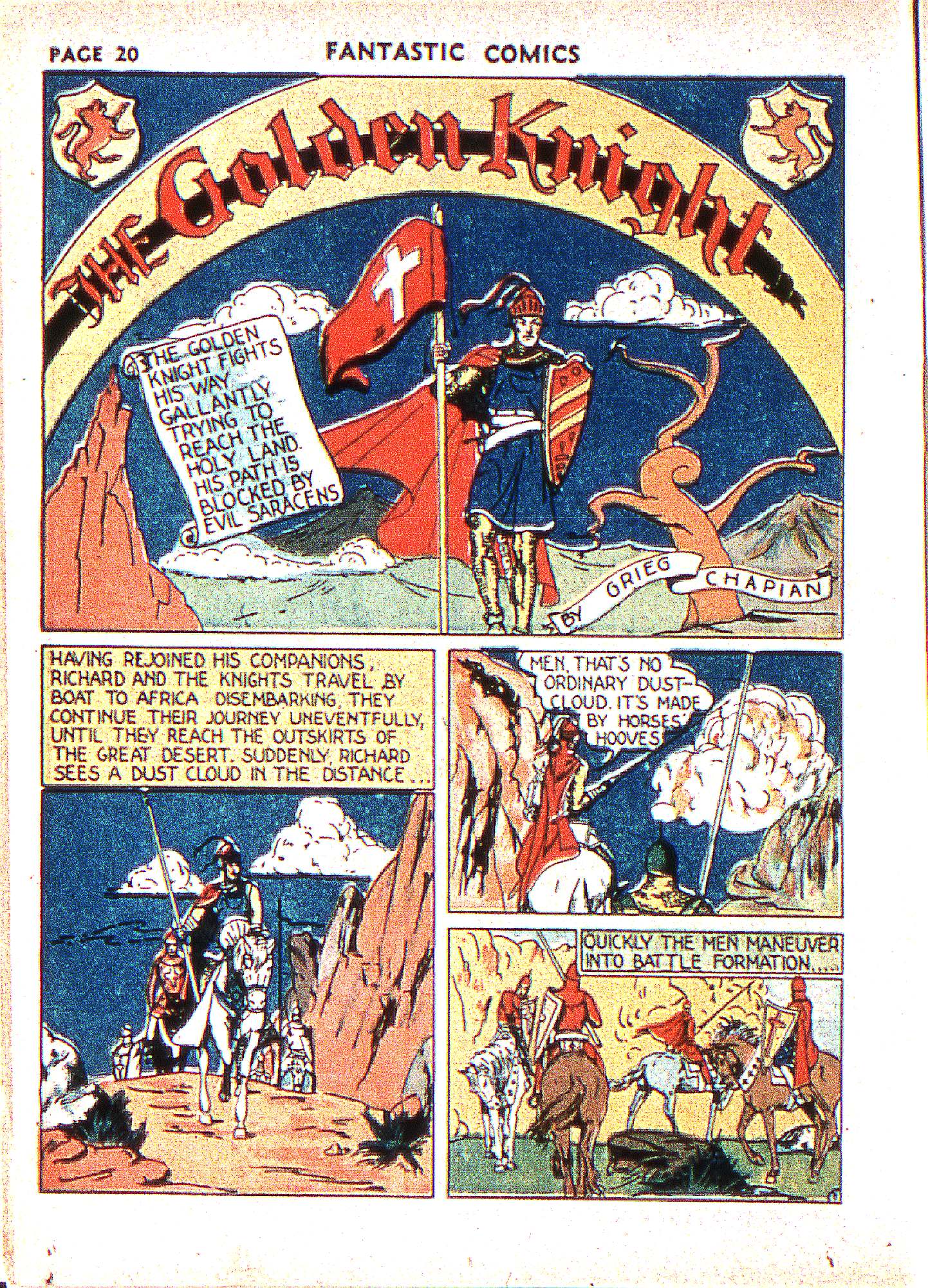 Read online Fantastic Comics comic -  Issue #2 - 22