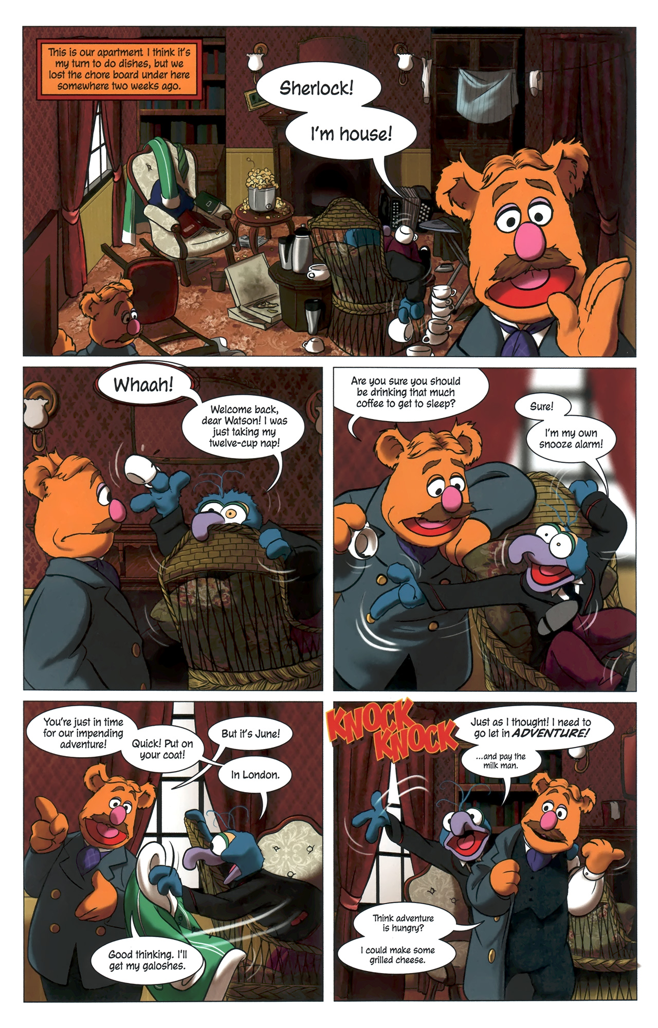 Read online Muppet Sherlock Holmes comic -  Issue #1 - 4