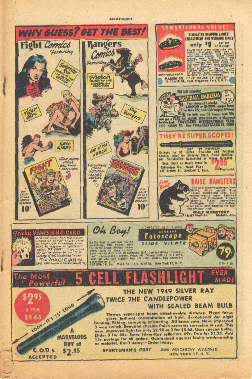 Read online Wings Comics comic -  Issue #108 - 19