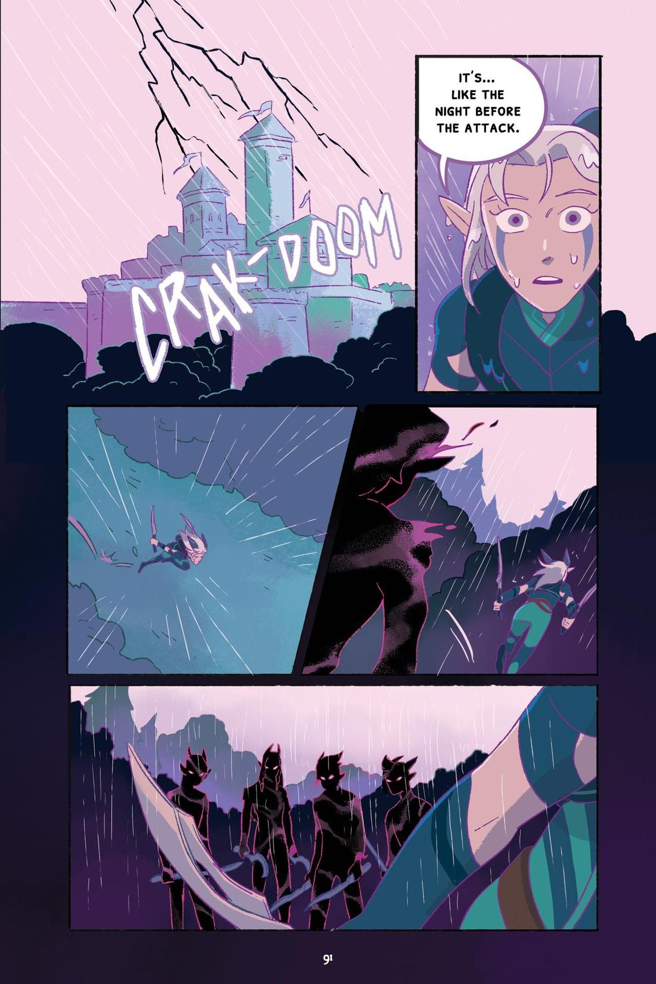 Read online Through the Moon: The Dragon Prince Graphic Novel comic -  Issue # TPB - 95