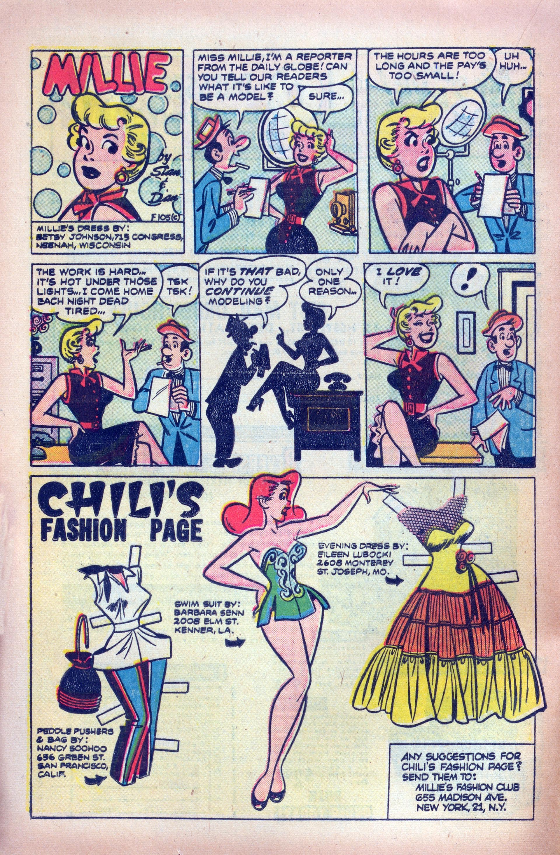Read online Millie the Model comic -  Issue #57 - 24