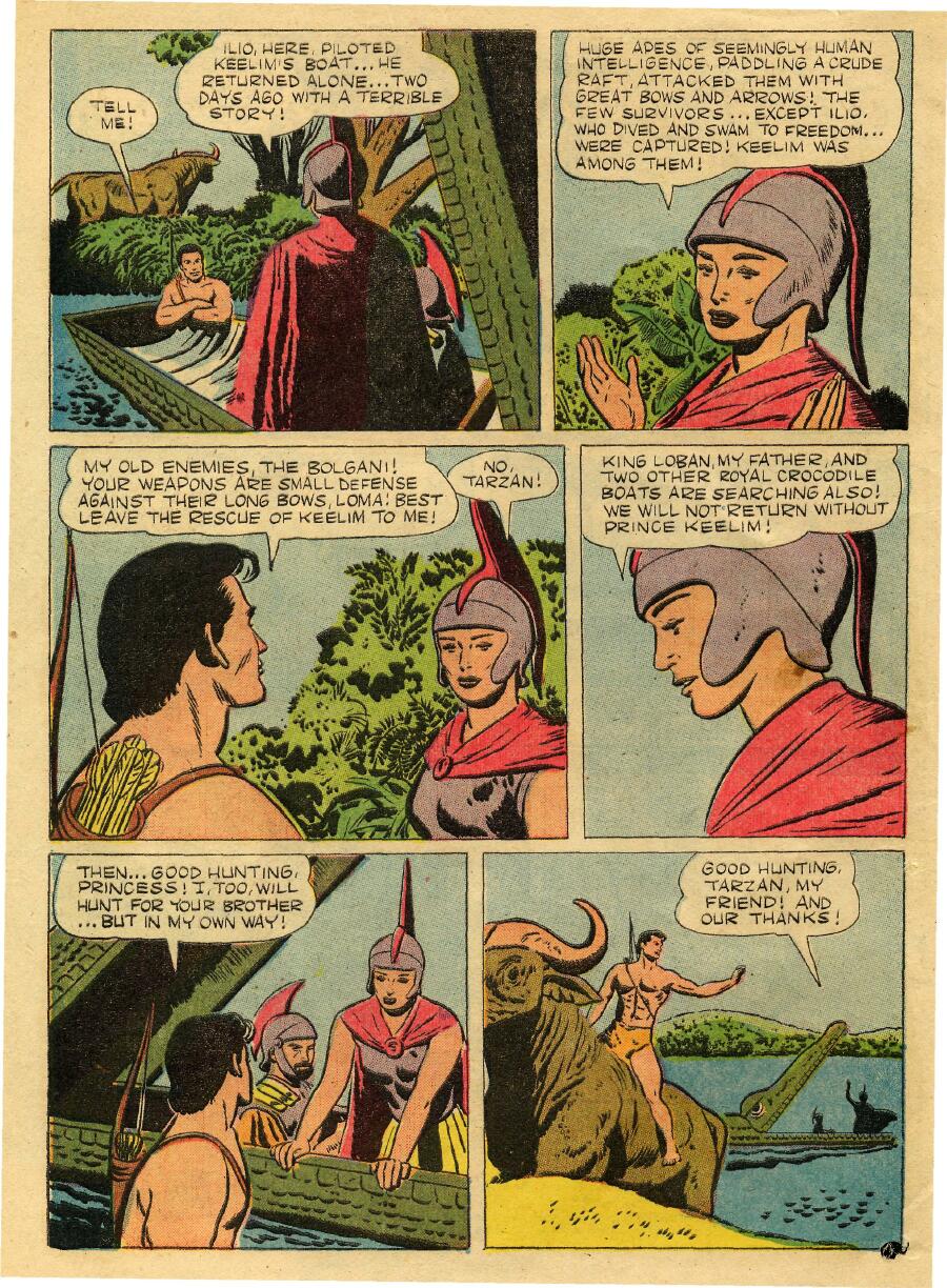 Read online Tarzan (1948) comic -  Issue #59 - 6