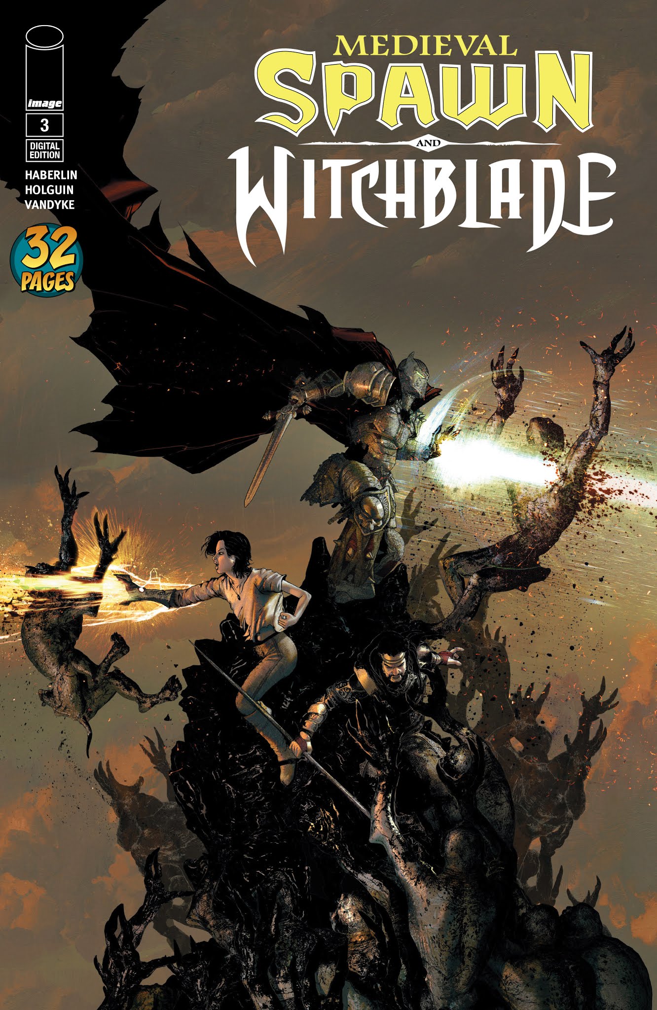 Read online Medieval Spawn and Witchblade comic -  Issue #3 - 1