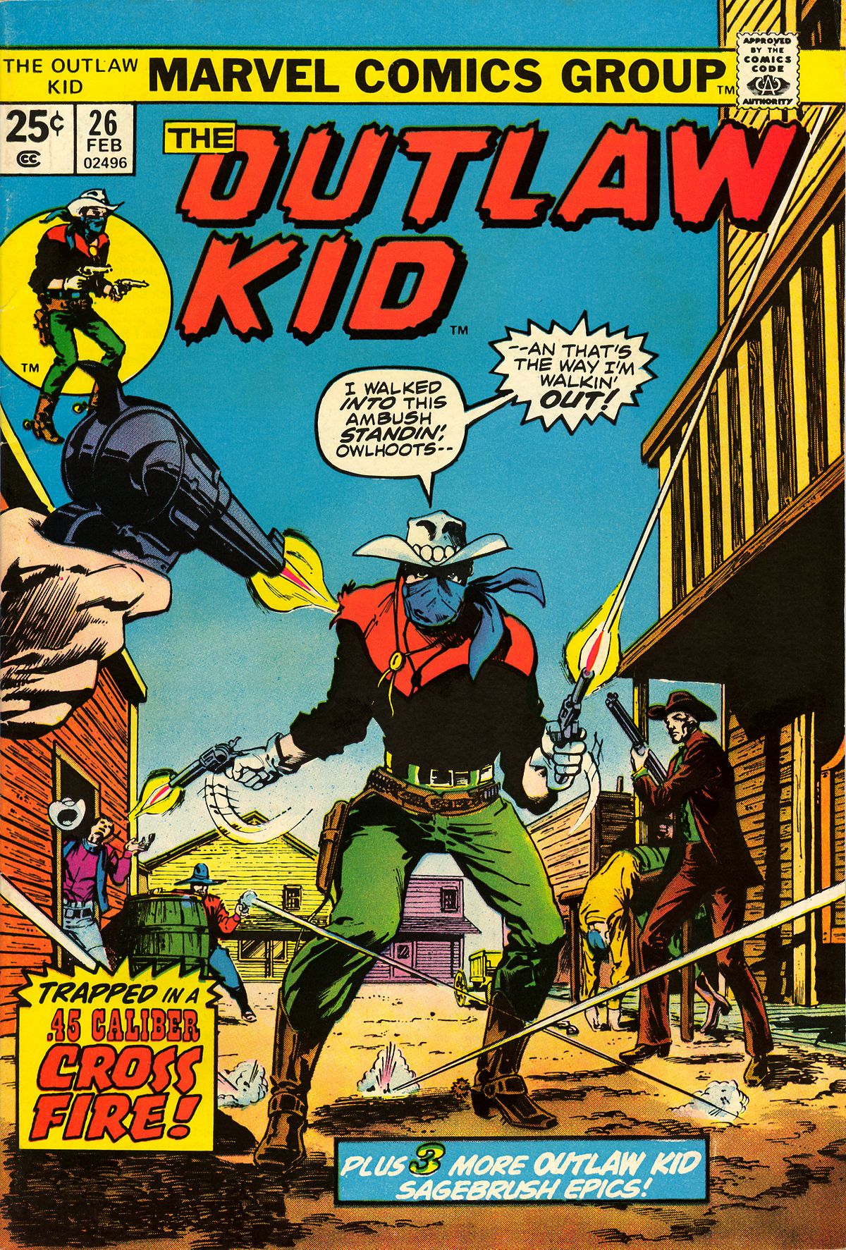 Read online The Outlaw Kid (1970) comic -  Issue #26 - 1