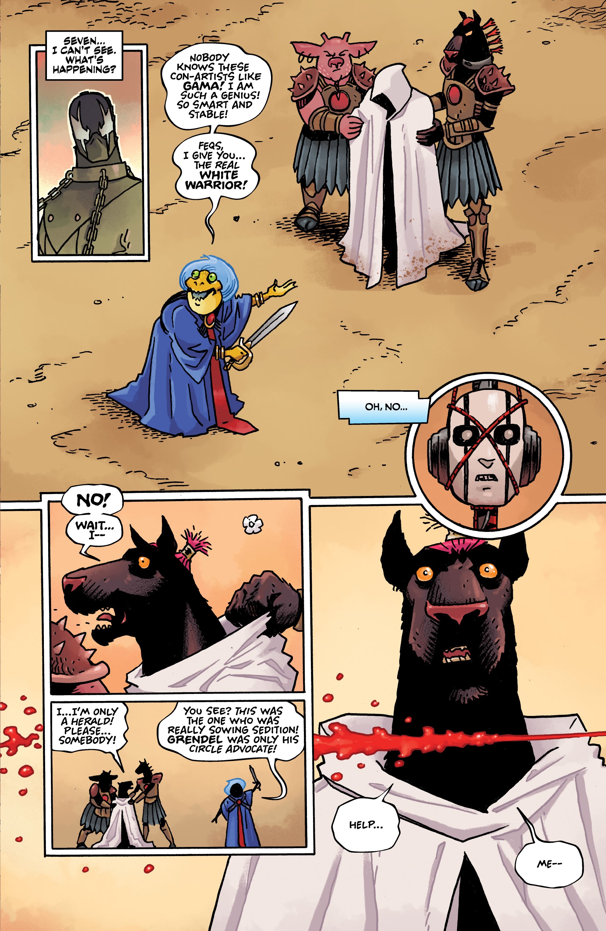 Read online Grendel: Devil's Odyssey comic -  Issue #7 - 17