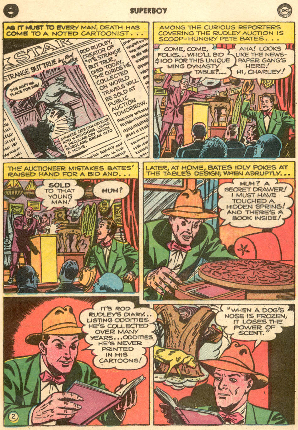 Read online Superboy (1949) comic -  Issue #7 - 33