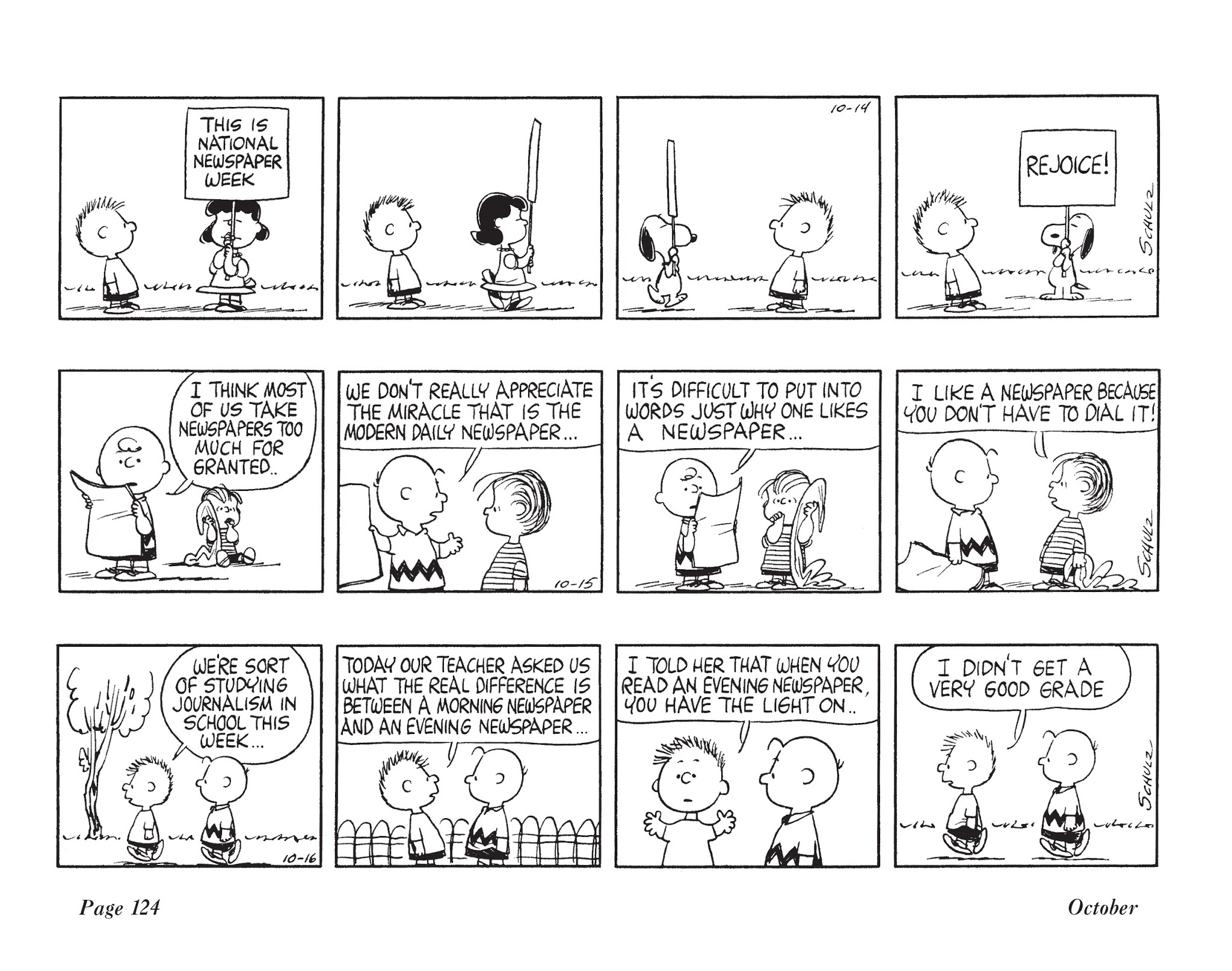 Read online The Complete Peanuts comic -  Issue # TPB 7 - 135