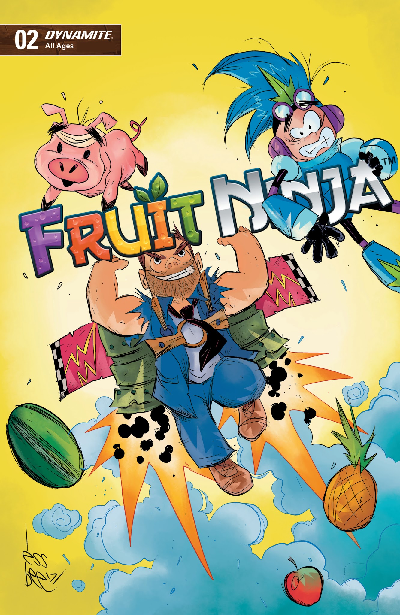 Read online Fruit Ninja comic -  Issue #2 - 1