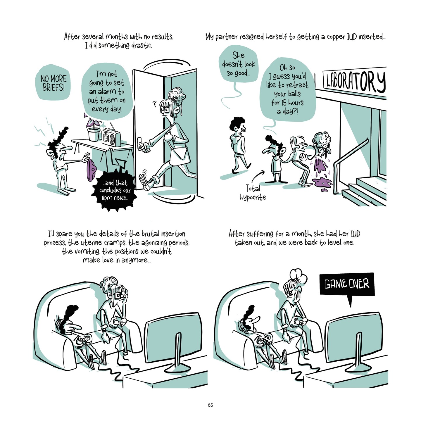 Read online Balls Up A Contraceptive Journey comic -  Issue # TPB - 64