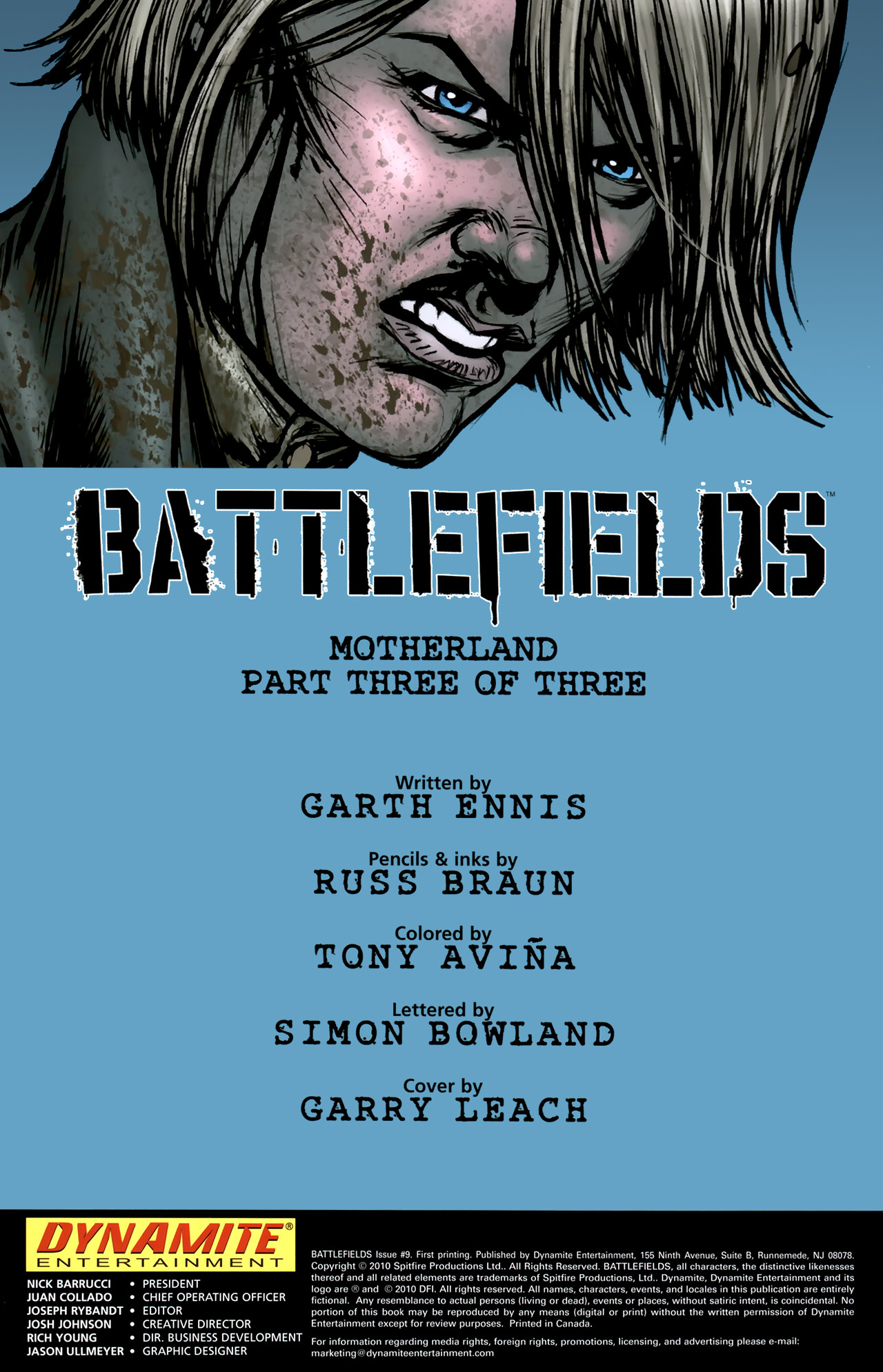 Read online Battlefields (2010) comic -  Issue #9 - 2