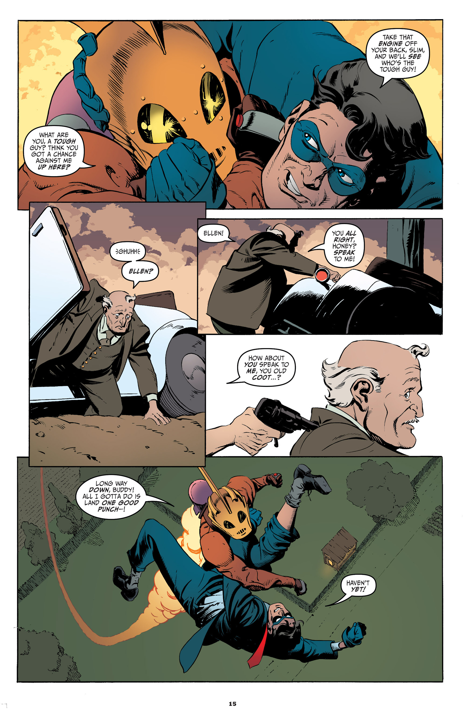 Read online The Rocketeer/The Spirit: Pulp Friction comic -  Issue #1 - 17