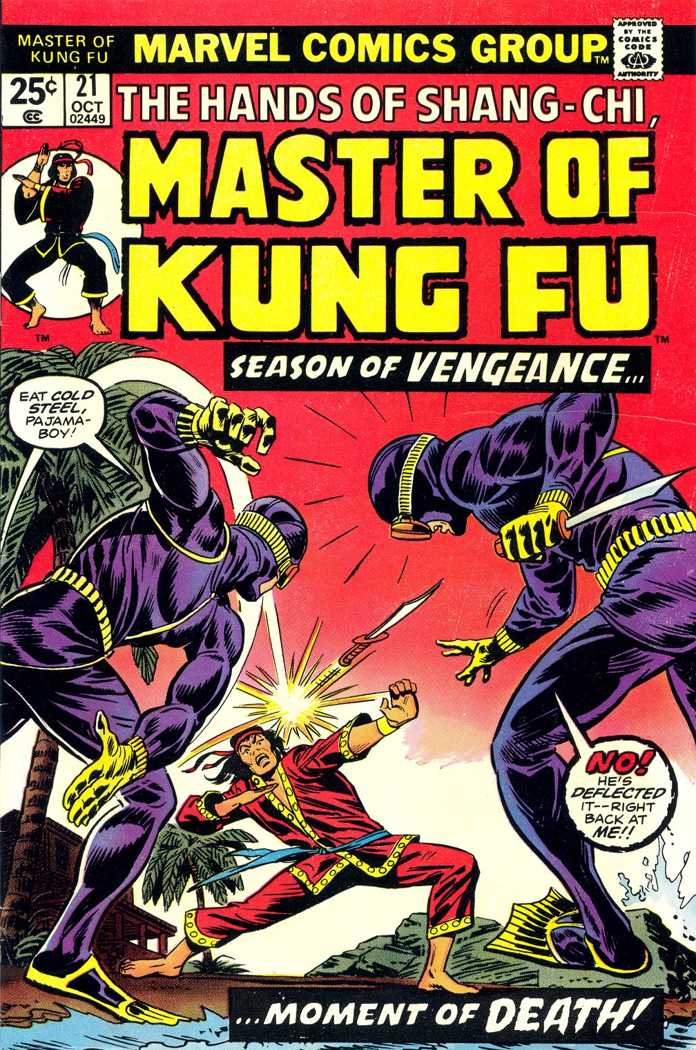 Read online Master of Kung Fu (1974) comic -  Issue #21 - 1