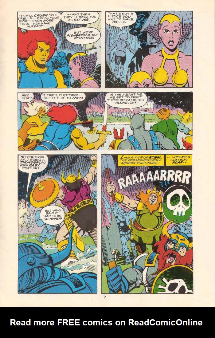 Read online ThunderCats (1987) comic -  Issue #24 - 7