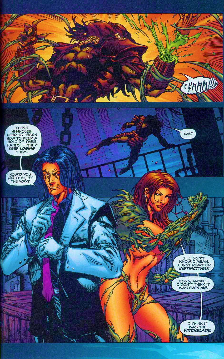 Read online Overkill: Witchblade/Aliens/Darkness/Predator comic -  Issue #2 - 12