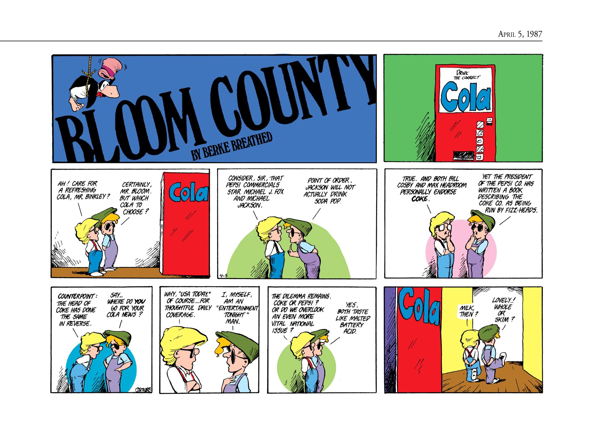 Read online The Bloom County Digital Library comic -  Issue # TPB 7 (Part 2) - 1