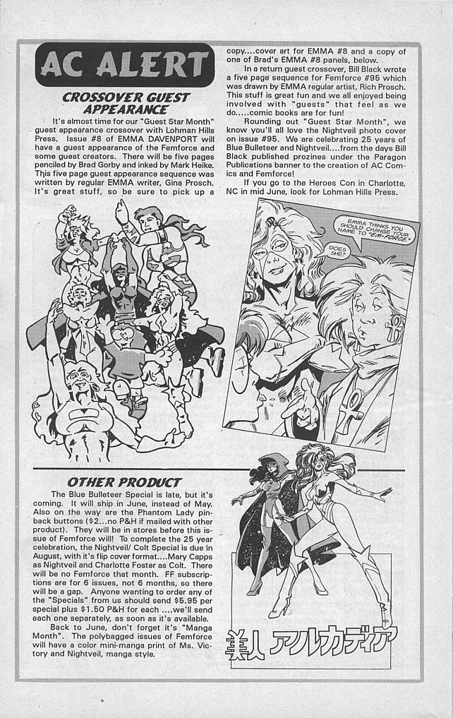 Read online Femforce comic -  Issue #94 - 30