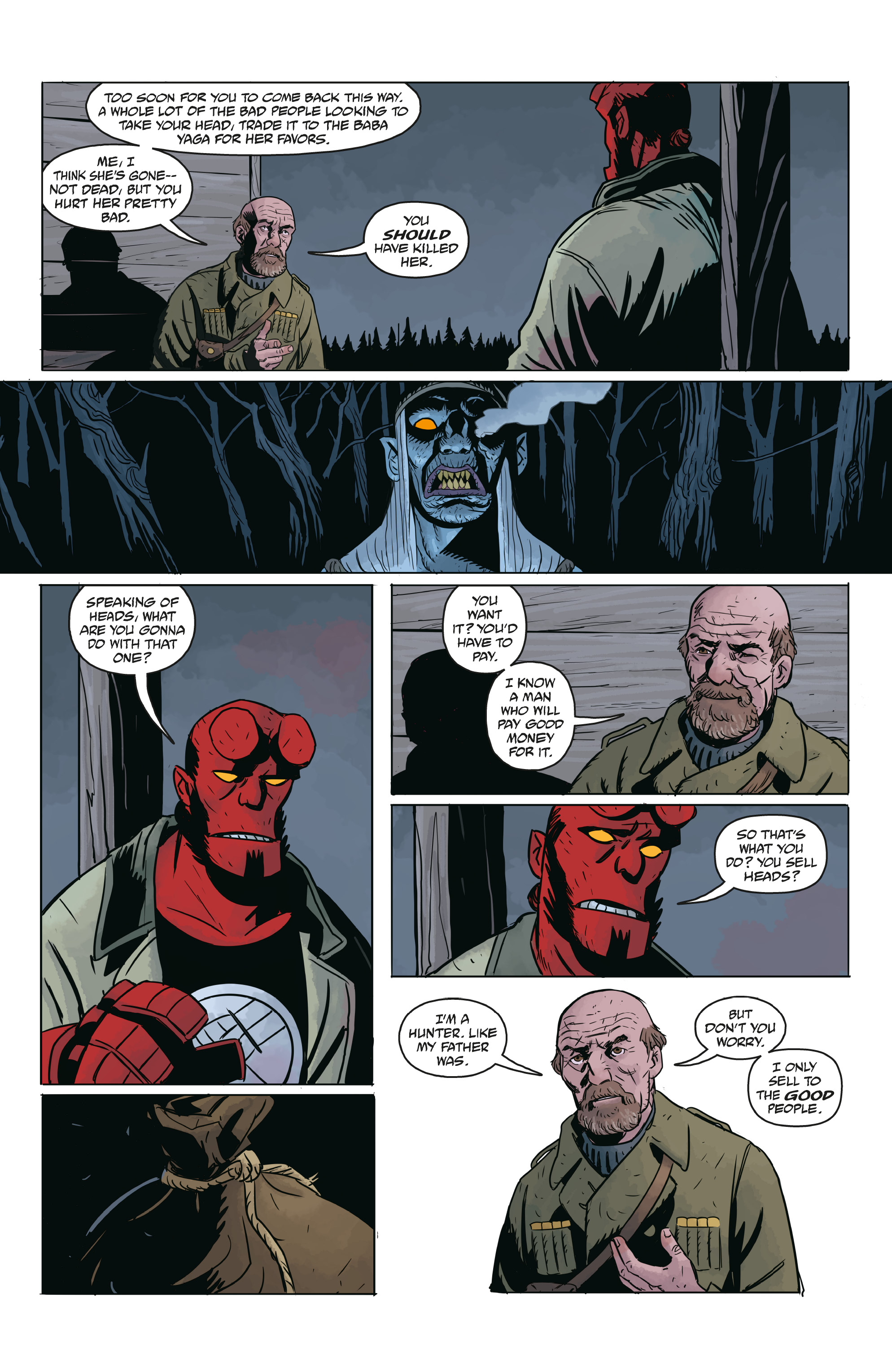 Read online Hellboy and the B.P.R.D.: Long Night at Goloski Station comic -  Issue # Full - 6