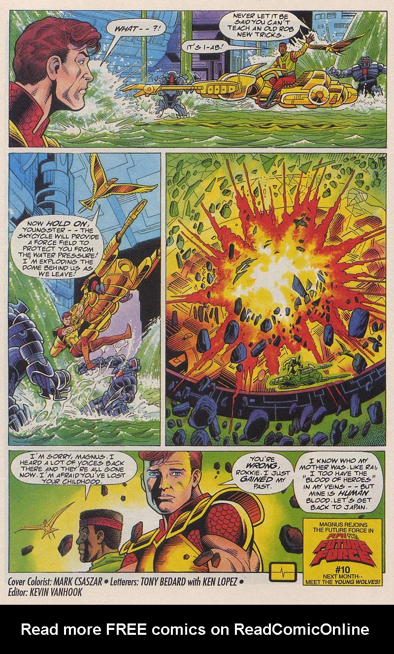 Read online Magnus Robot Fighter (1991) comic -  Issue #25 - 22