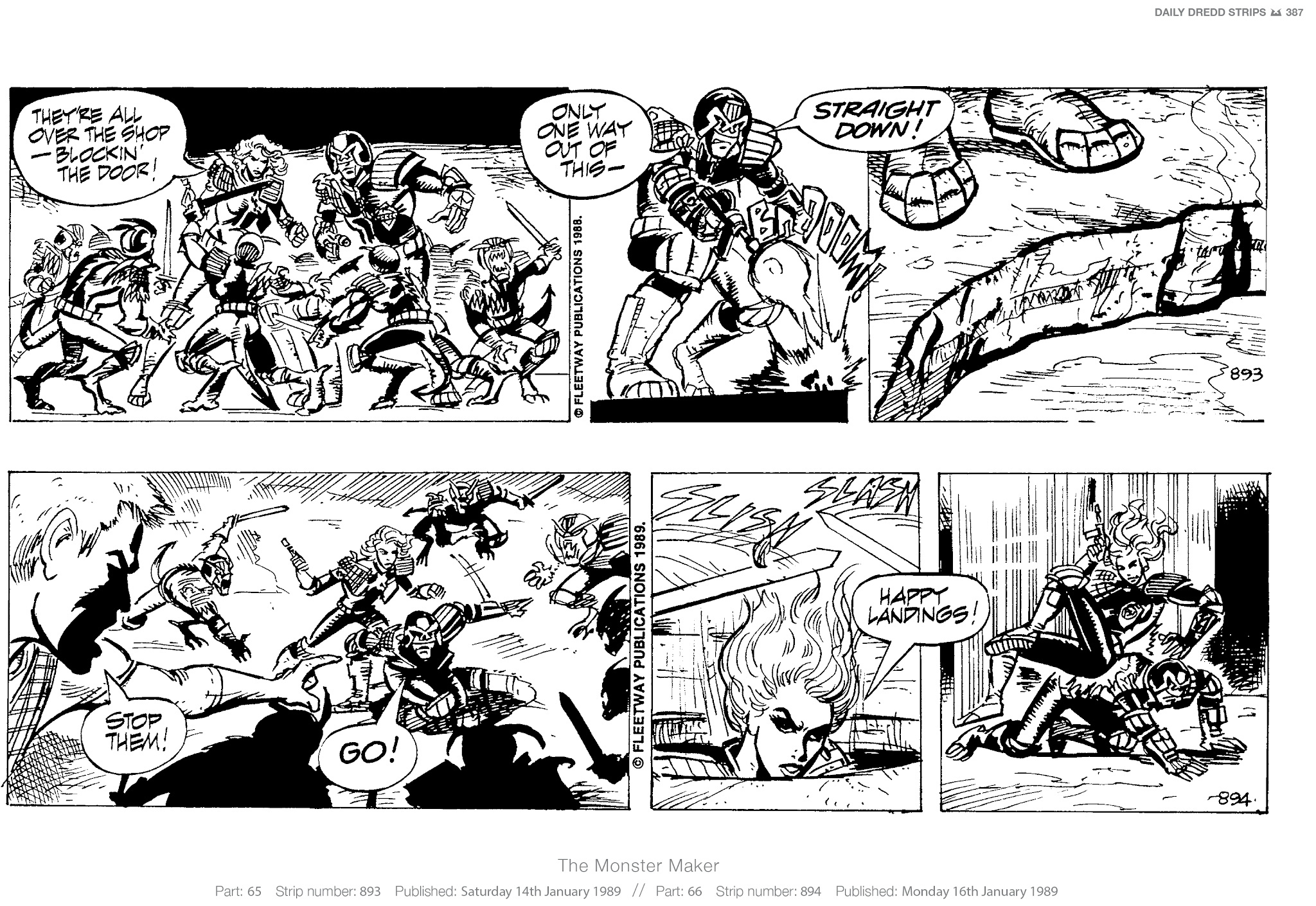 Read online Judge Dredd: The Daily Dredds comic -  Issue # TPB 2 - 390