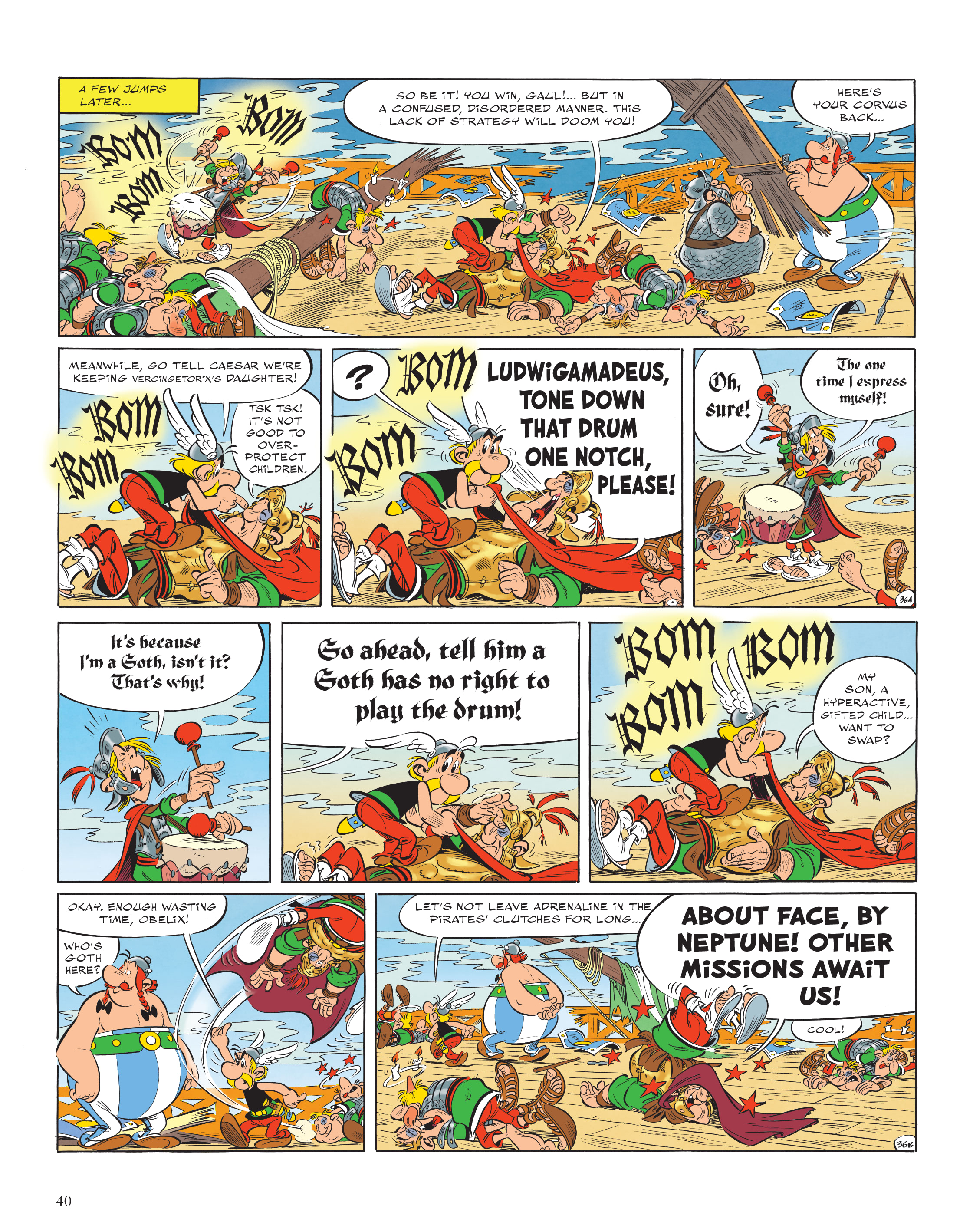 Read online Asterix comic -  Issue #38 - 41