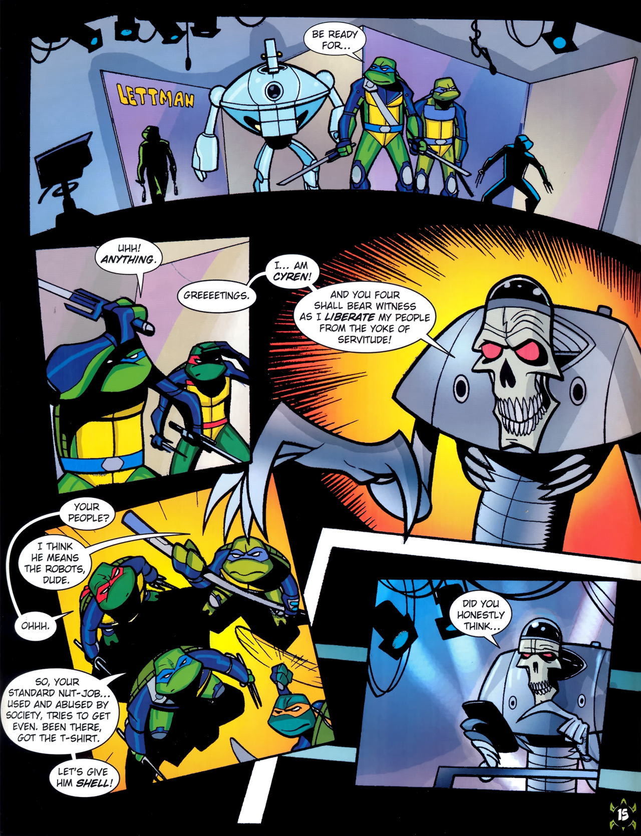 Read online Teenage Mutant Ninja Turtles Comic comic -  Issue #6 - 14