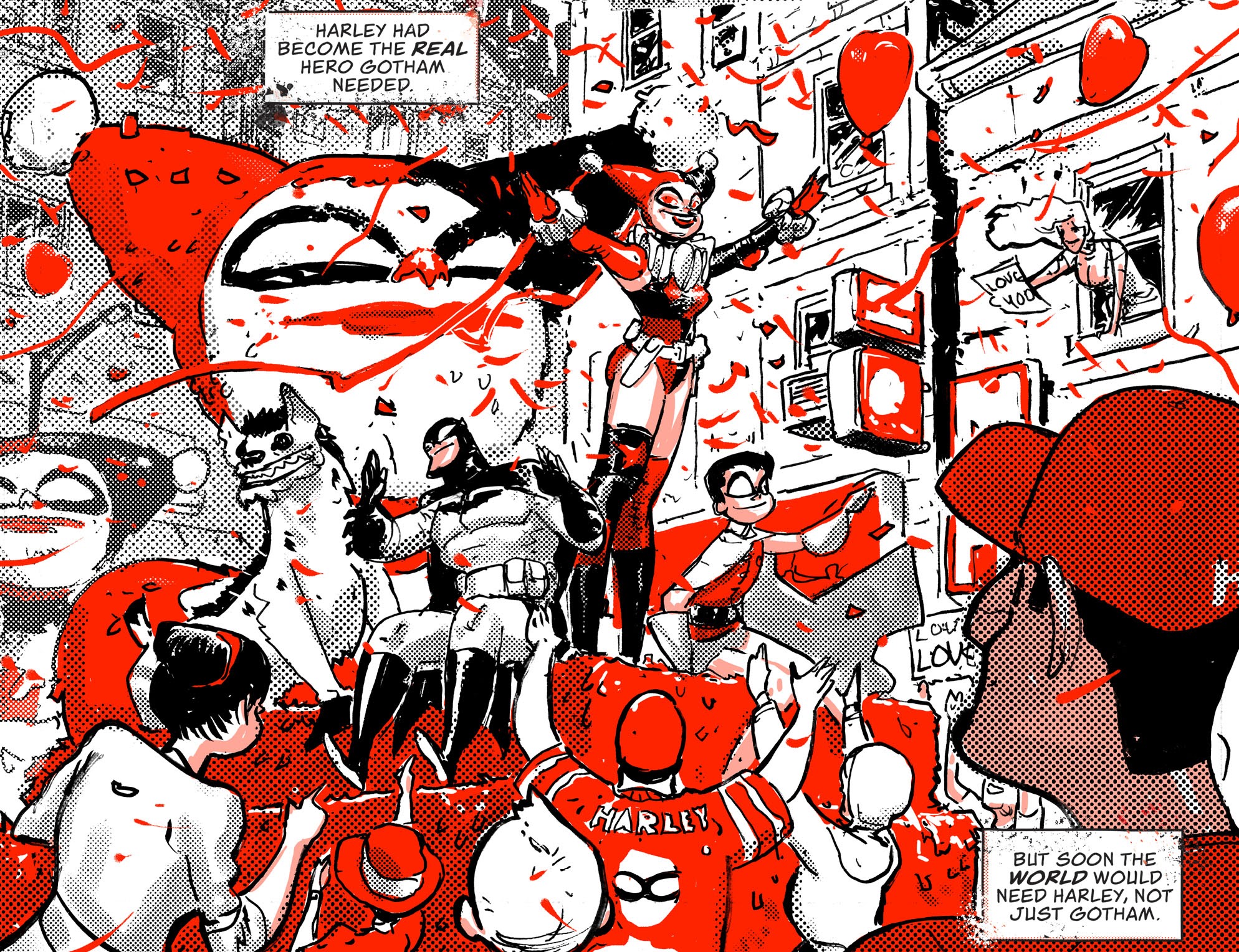 Read online Harley Quinn Black   White   Red comic -  Issue #5 - 15