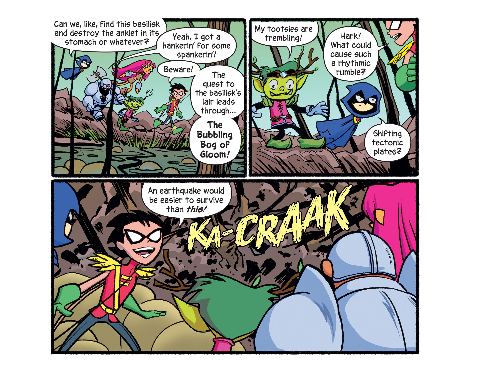 Read online Teen Titans Go! Roll With It! comic -  Issue #5 - 4