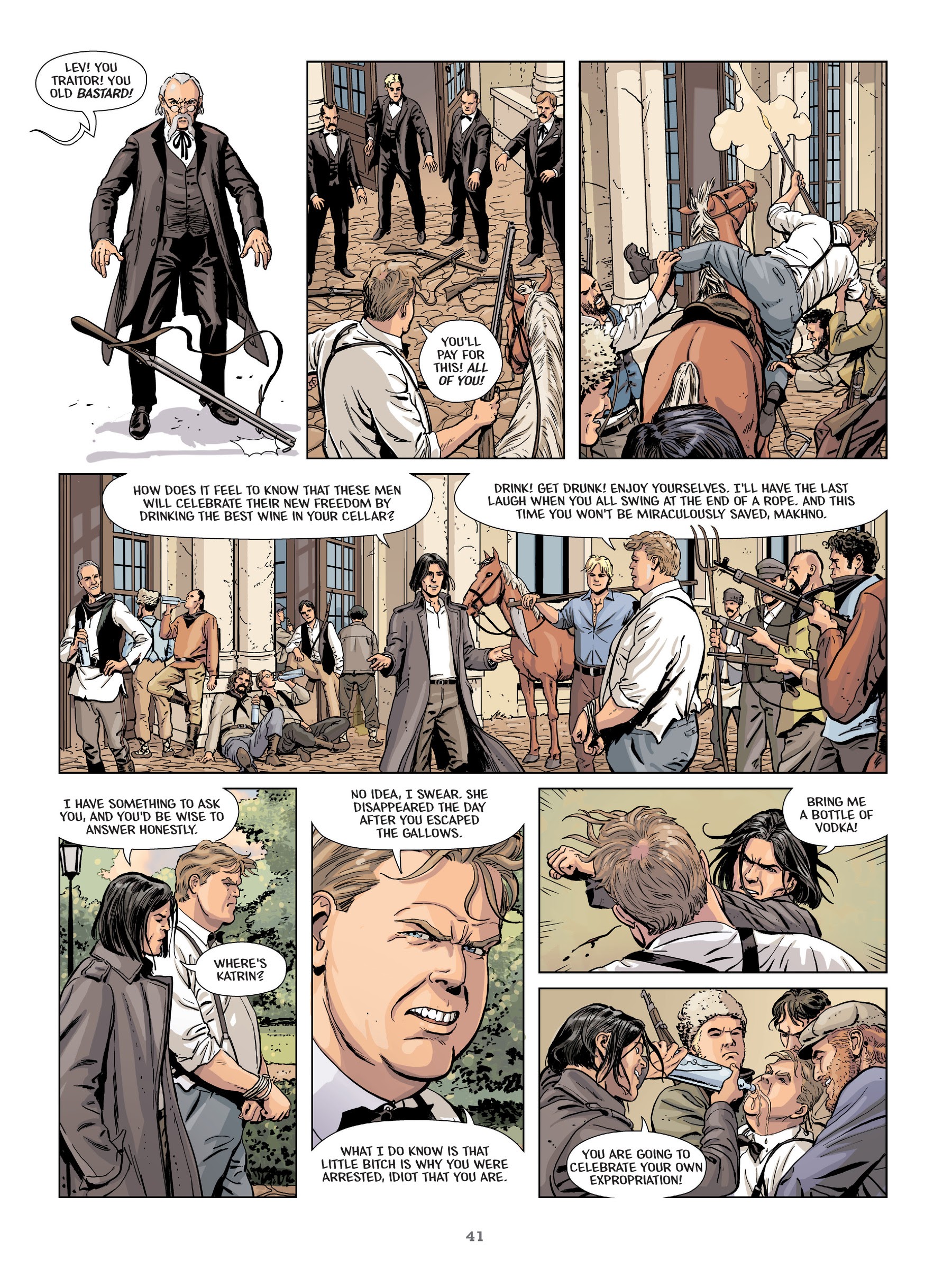 Read online Makhno: Ukrainian Freedom Fighter comic -  Issue # TPB - 42