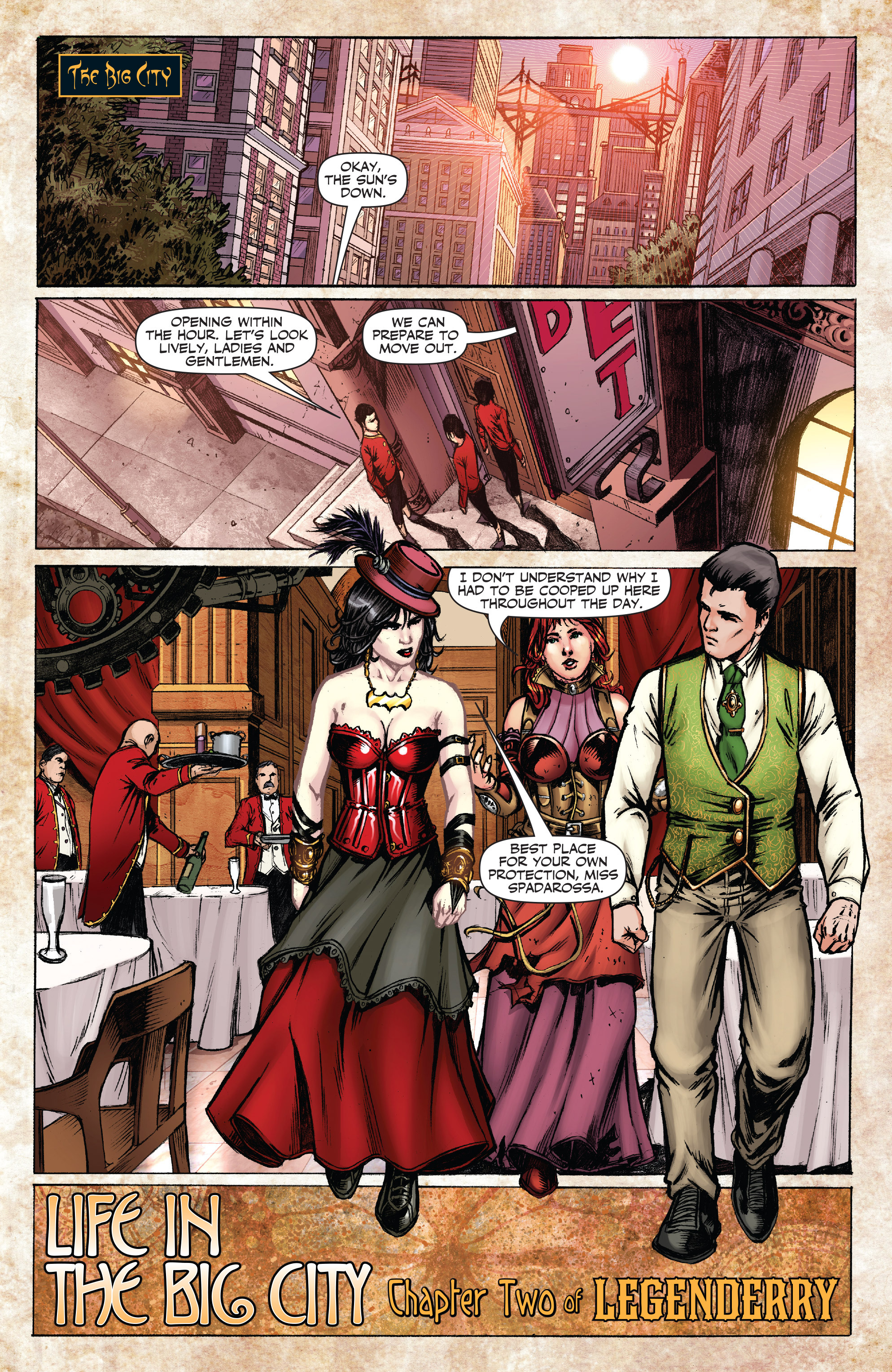 Read online Legenderry: A Steampunk Adventure comic -  Issue #2 - 3