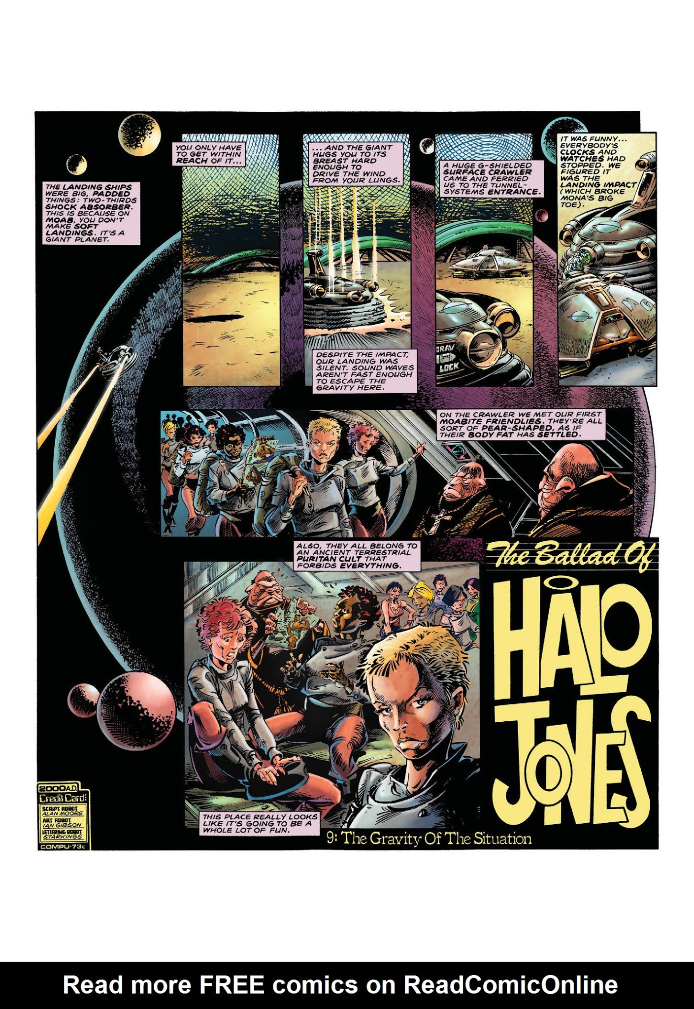 Read online The Ballad of Halo Jones (2018) comic -  Issue # TPB 3 - 50