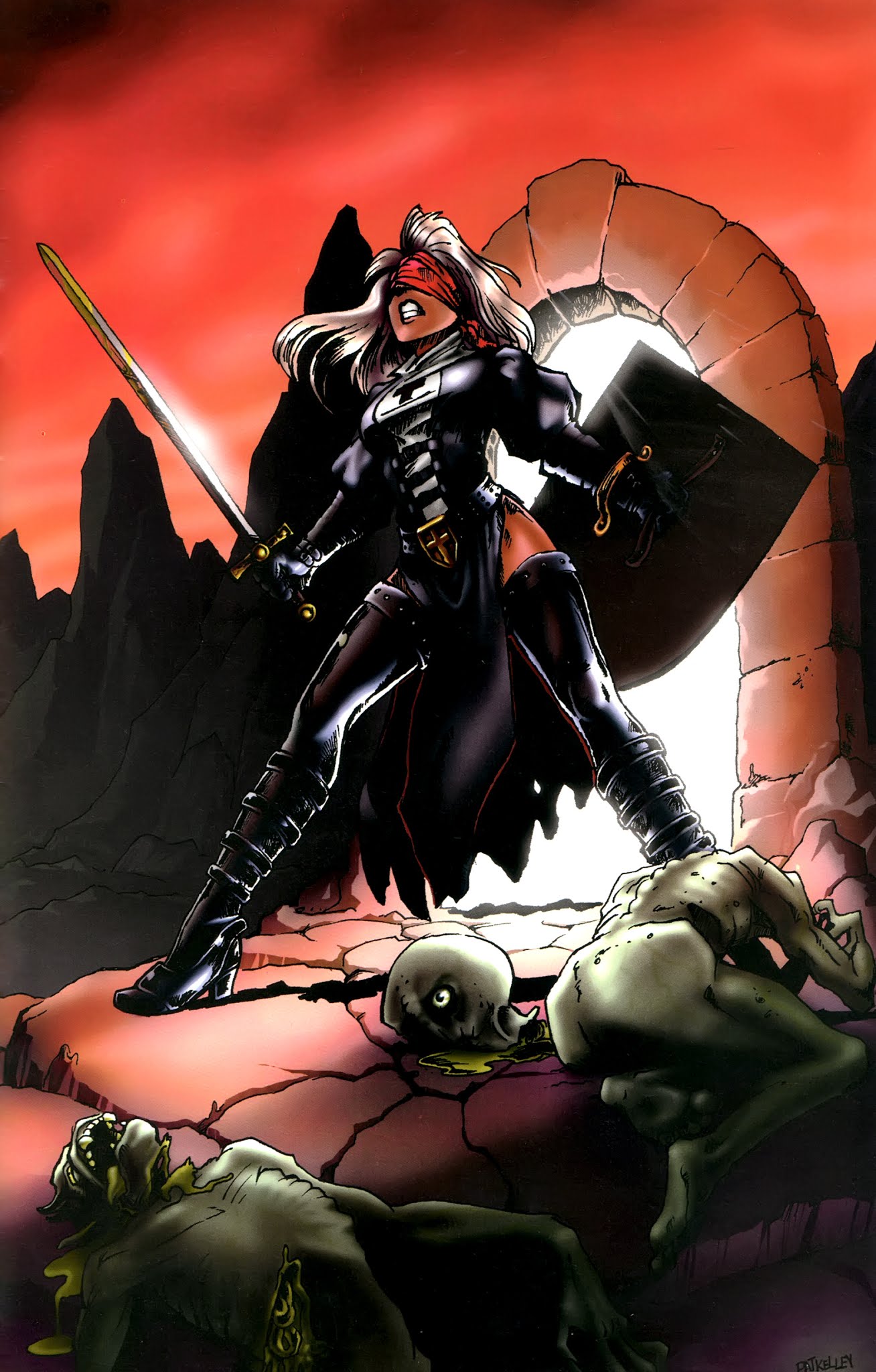 Read online Warrior Nun Areala: Portraits comic -  Issue # Full - 36