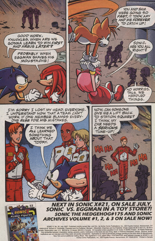 Read online Sonic X comic -  Issue #20 - 34
