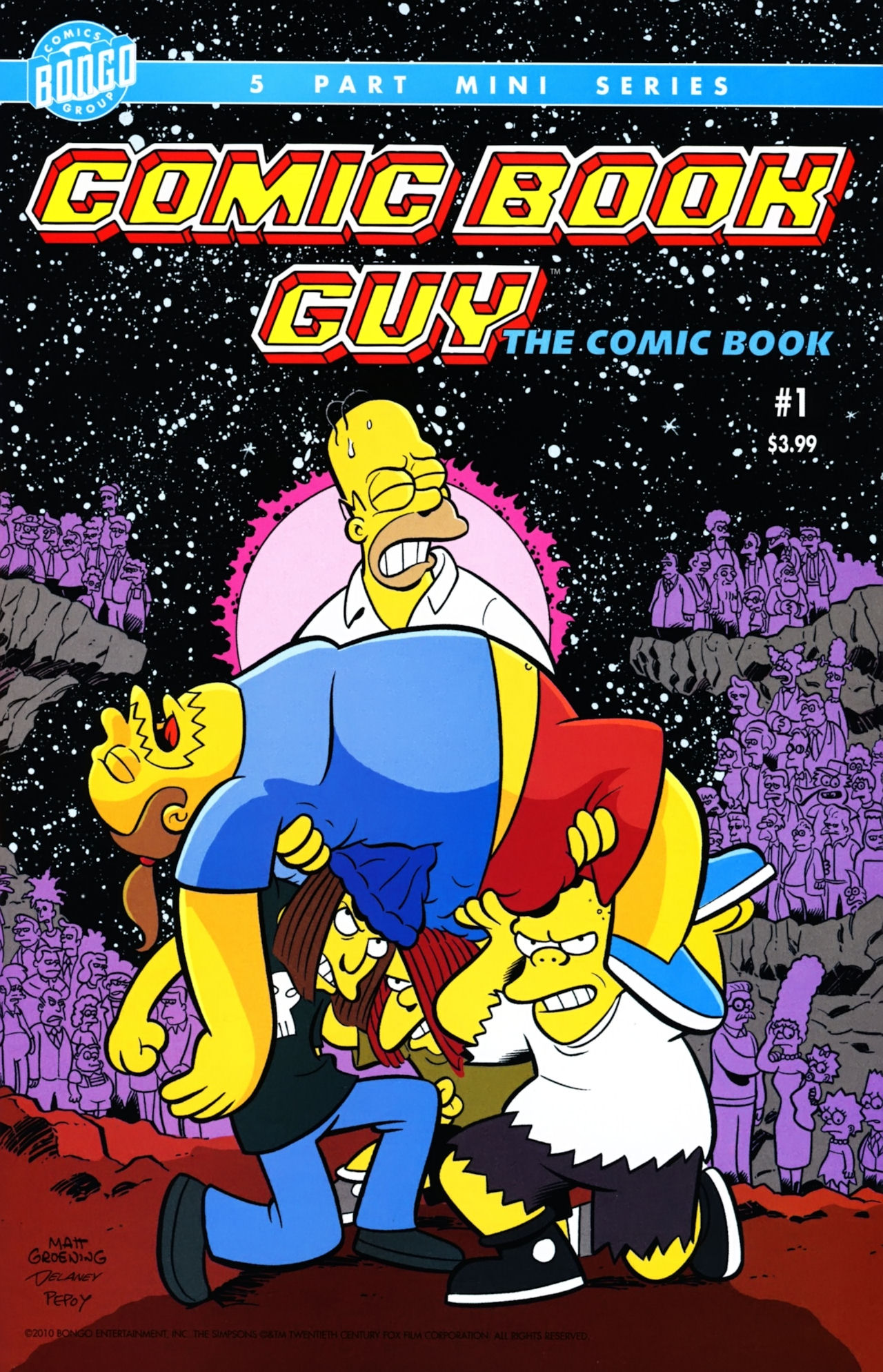 Read online Bongo Comics presents Comic Book Guy: The Comic Book comic -  Issue #1 - 7