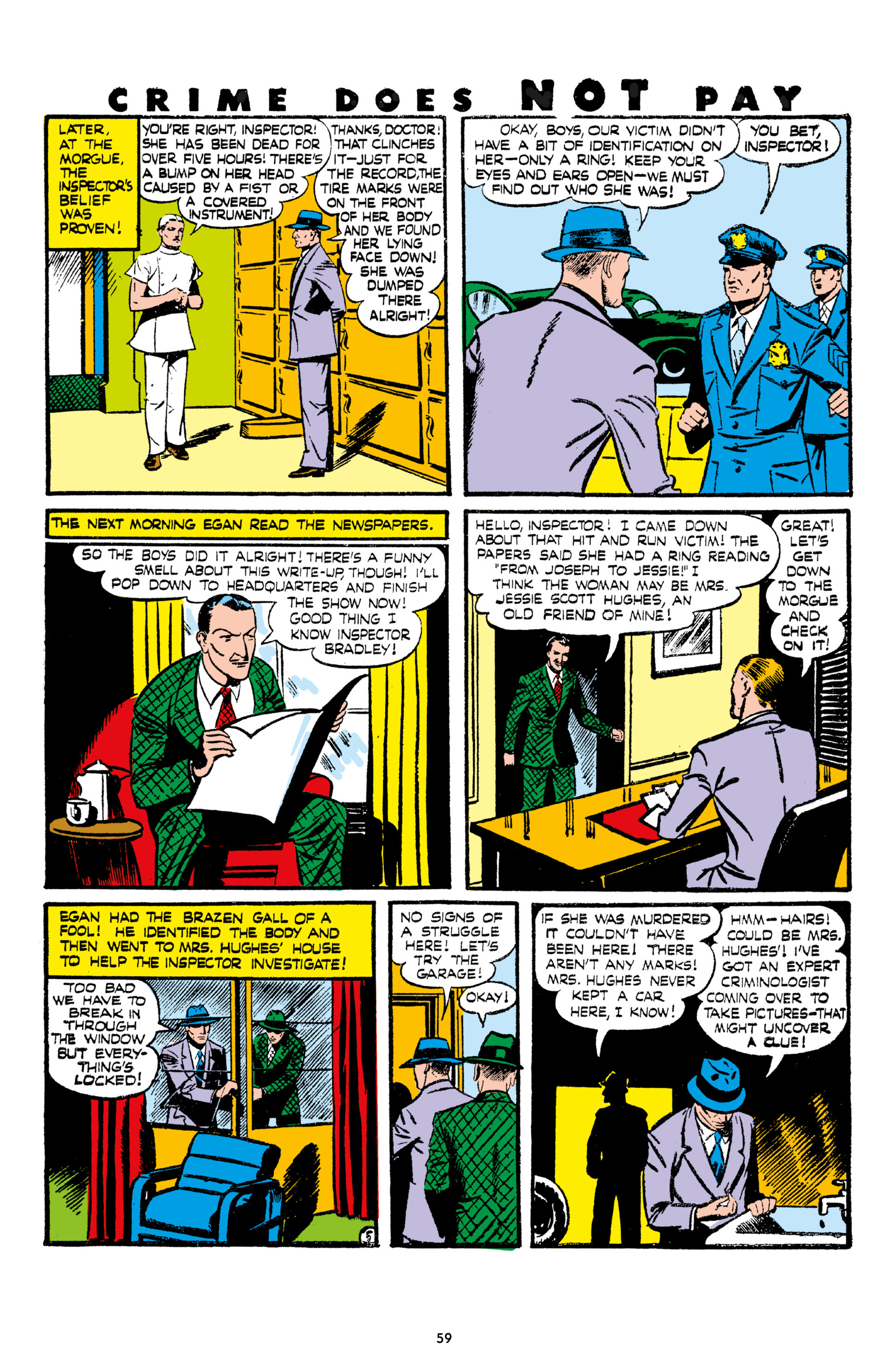Read online Crime Does Not Pay Archives comic -  Issue # TPB 7 (Part 1) - 61