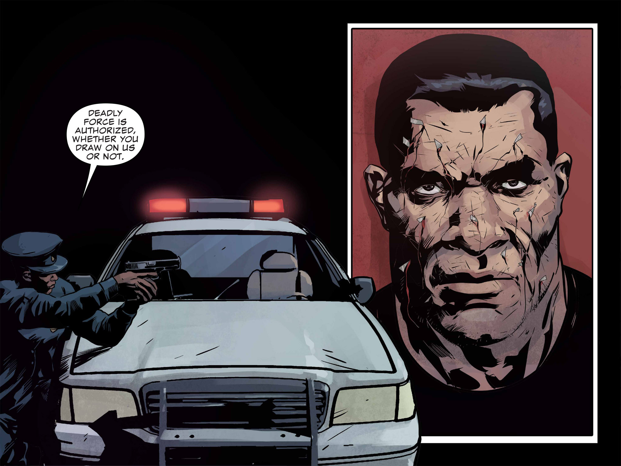 Read online Daredevil / Punisher : The Seventh Circle comic -  Issue #5 - 6