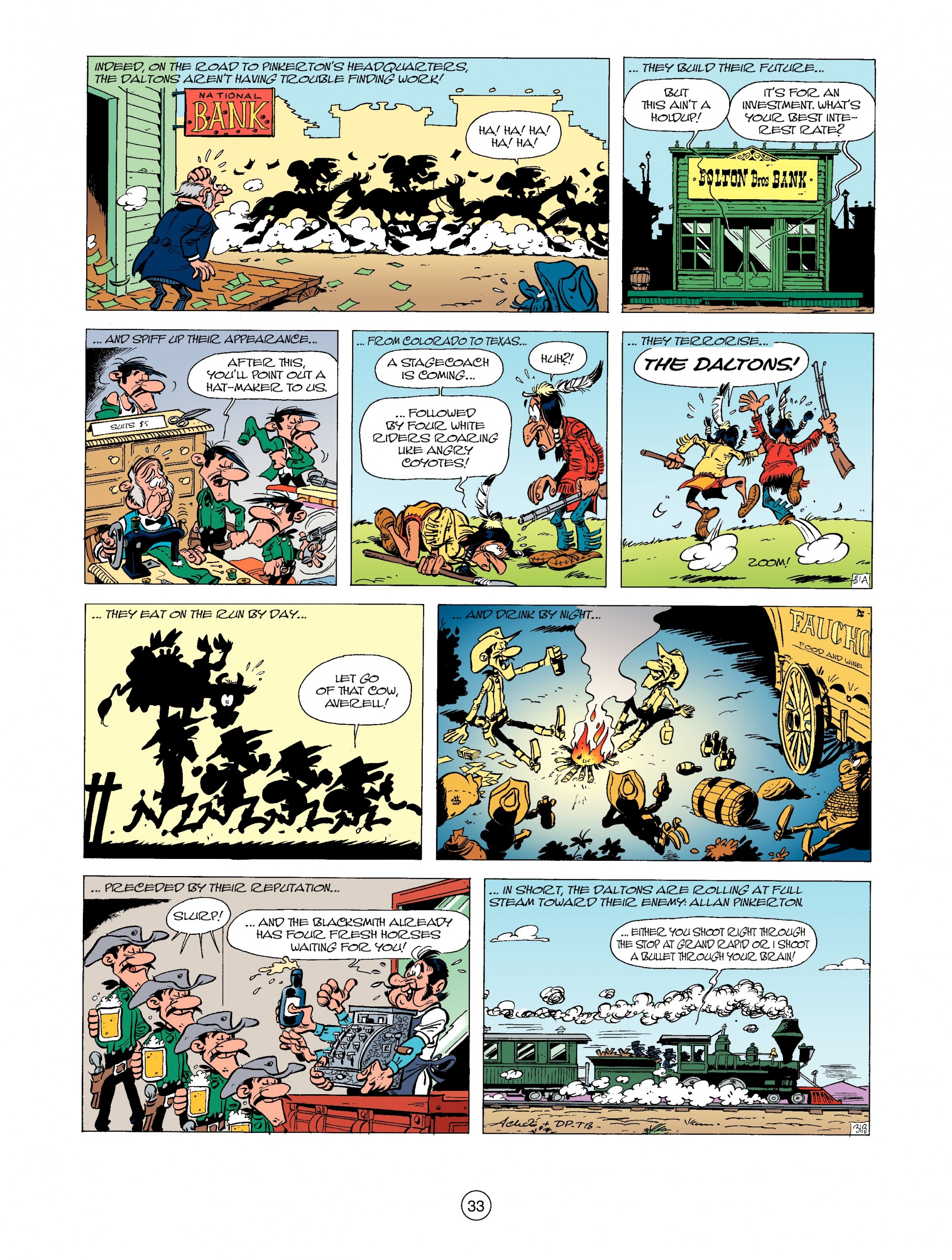 Read online A Lucky Luke Adventure comic -  Issue #31 - 33