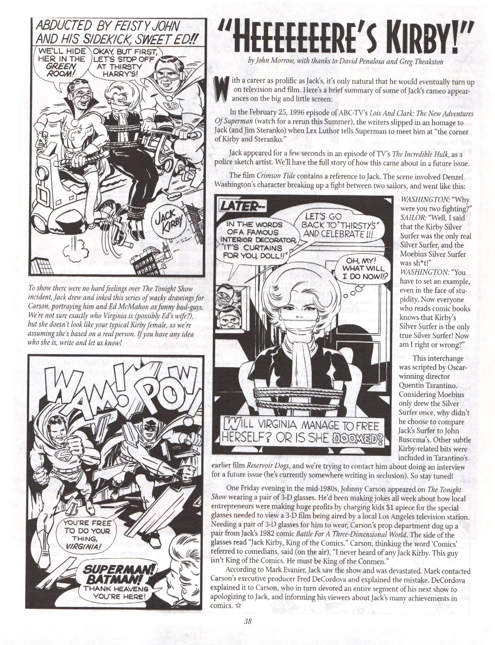 Read online The Jack Kirby Collector comic -  Issue #11 - 38