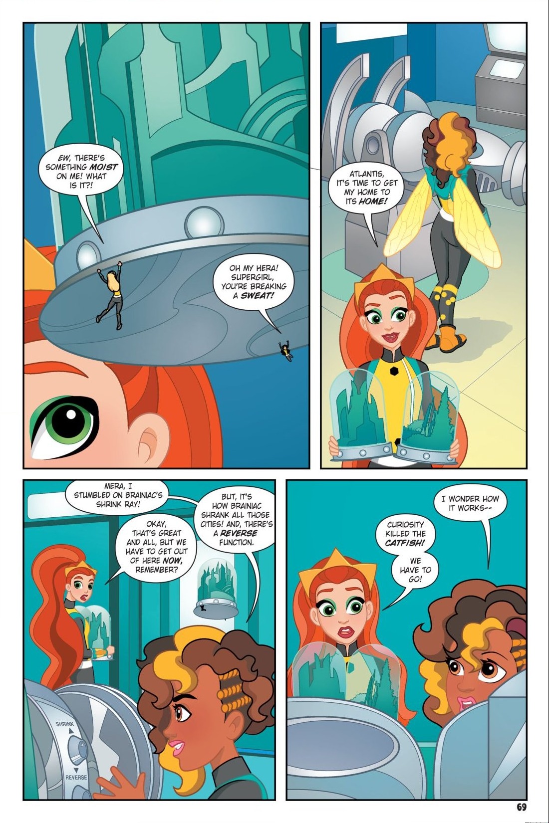 Read online DC Super Hero Girls: Search for Atlantis comic -  Issue # TPB - 67