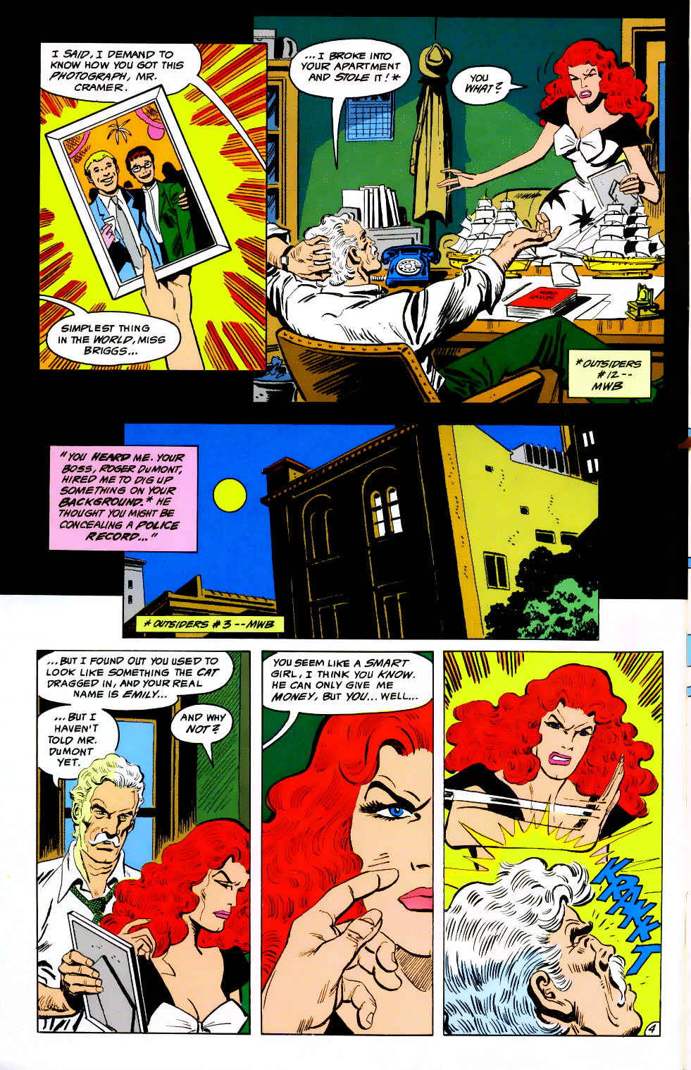 Read online The Outsiders (1985) comic -  Issue #14 - 5