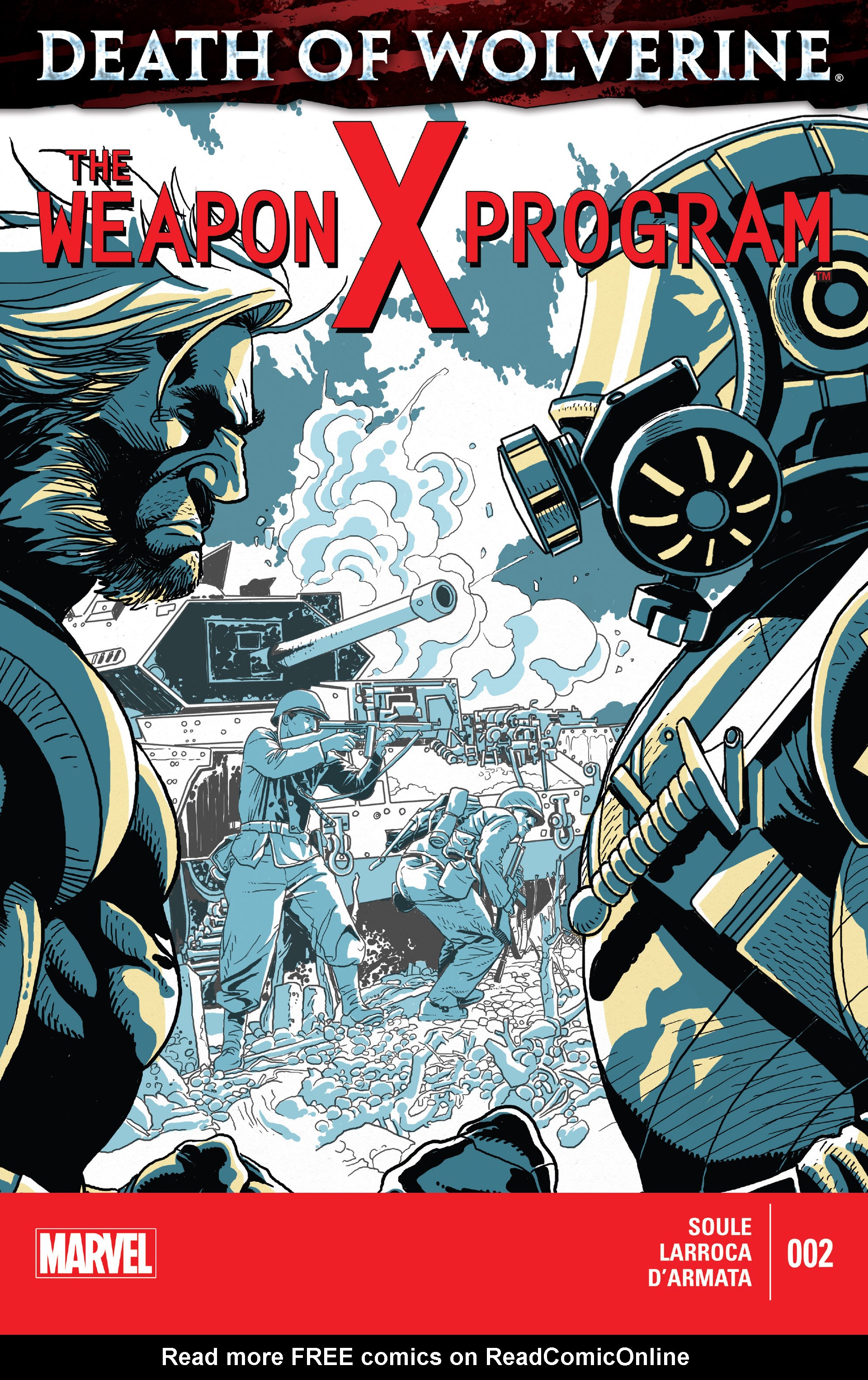 Read online Death of Wolverine: The Weapon X Program comic -  Issue #2 - 1