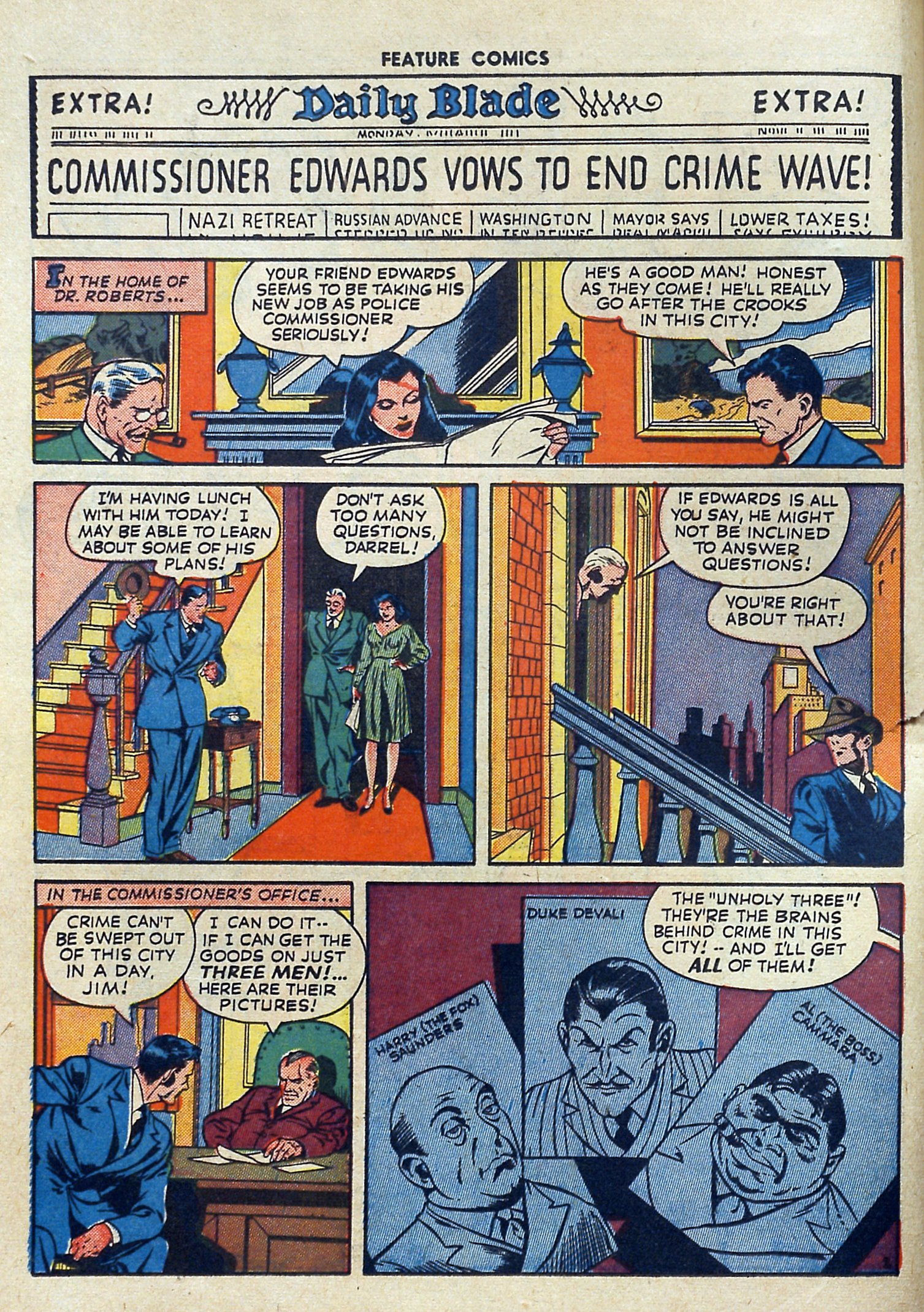 Read online Feature Comics comic -  Issue #73 - 4