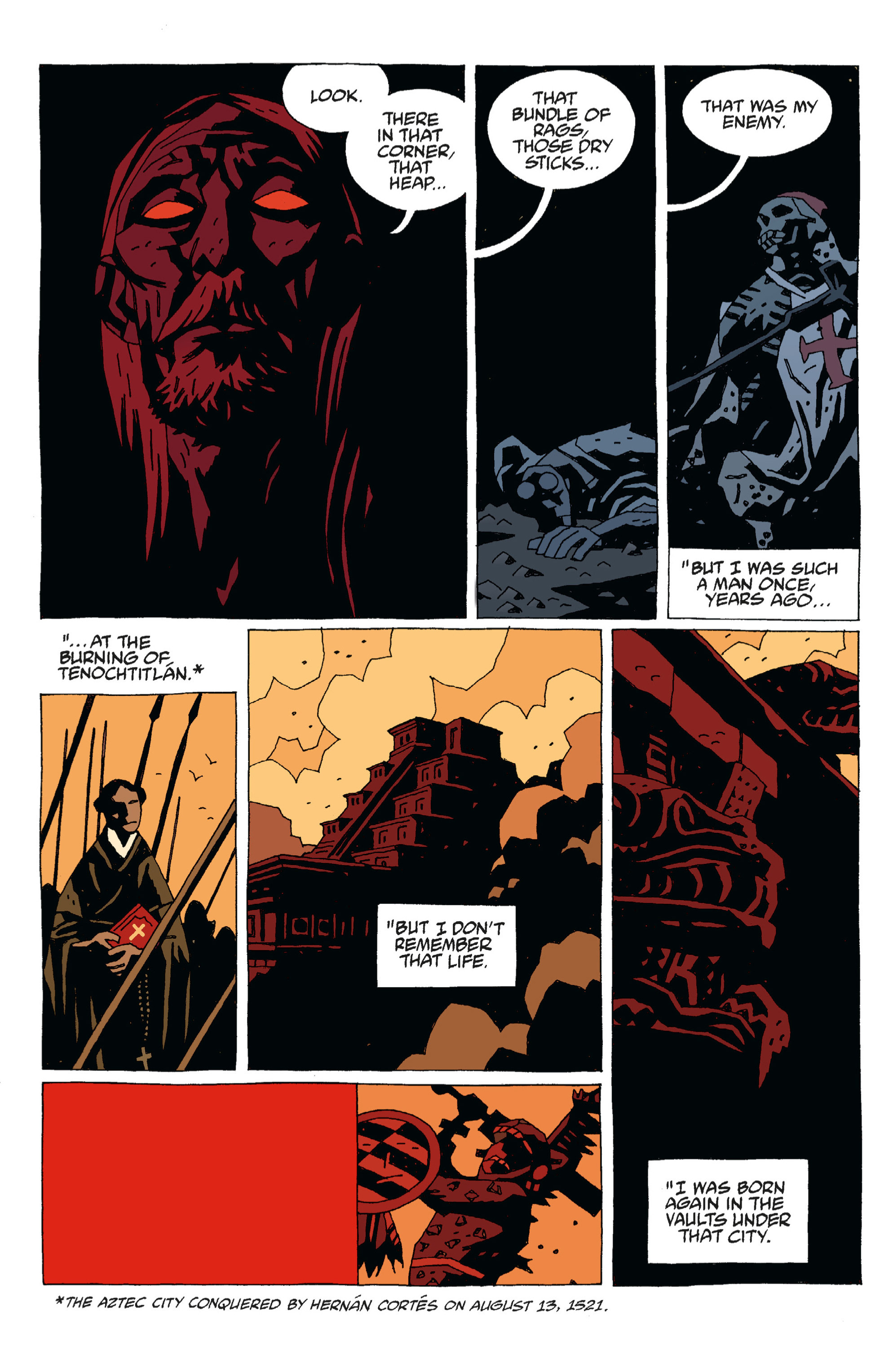 Read online Hellboy comic -  Issue #6 - 100