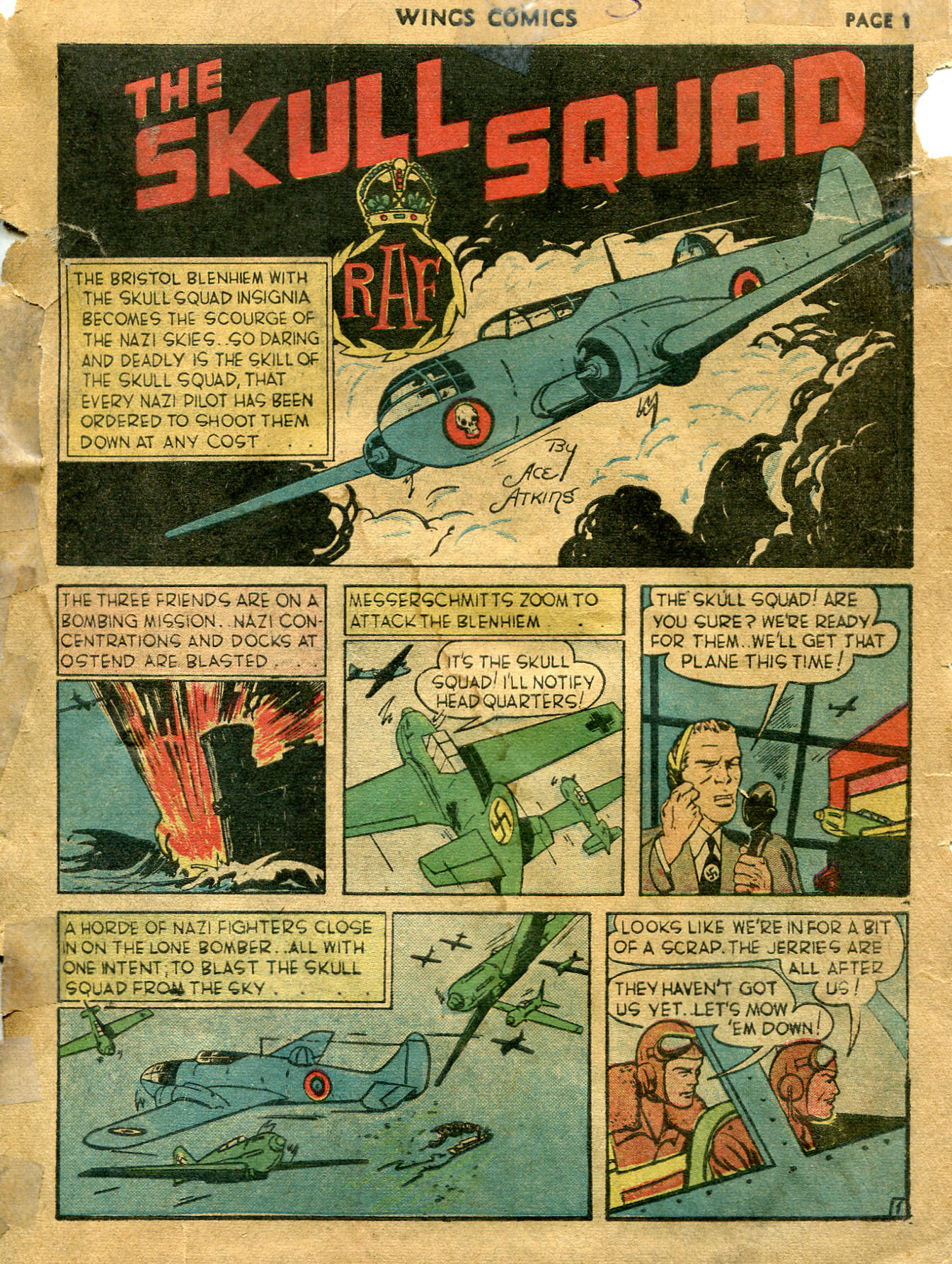 Read online Wings Comics comic -  Issue #5 - 3