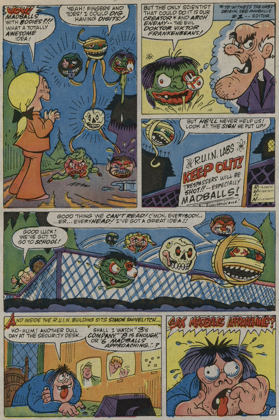 Read online Madballs comic -  Issue #7 - 4