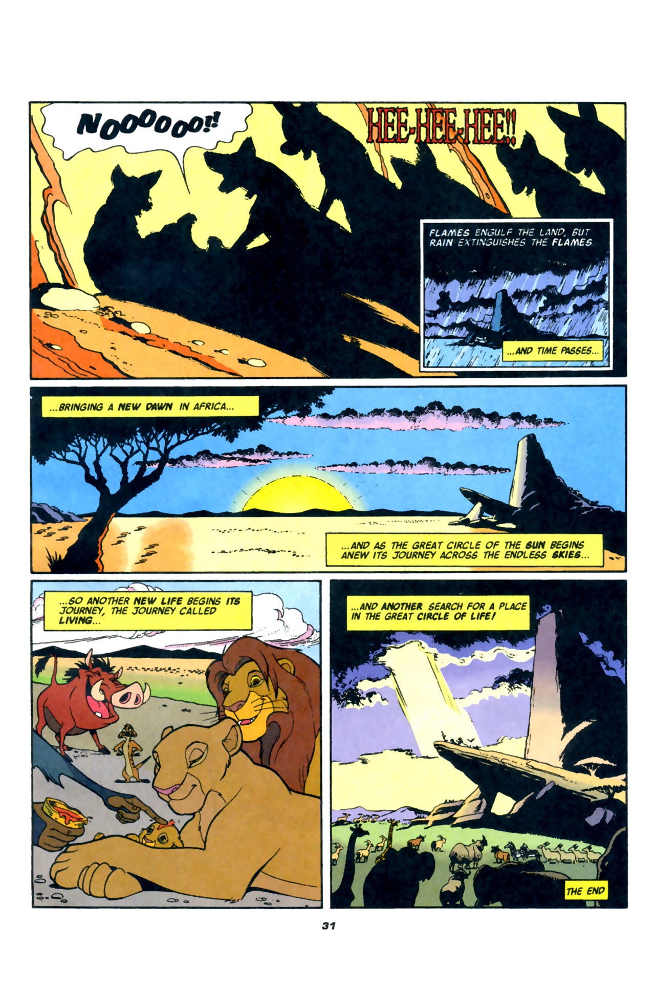 Read online Disney's The Lion King comic -  Issue #2 - 32