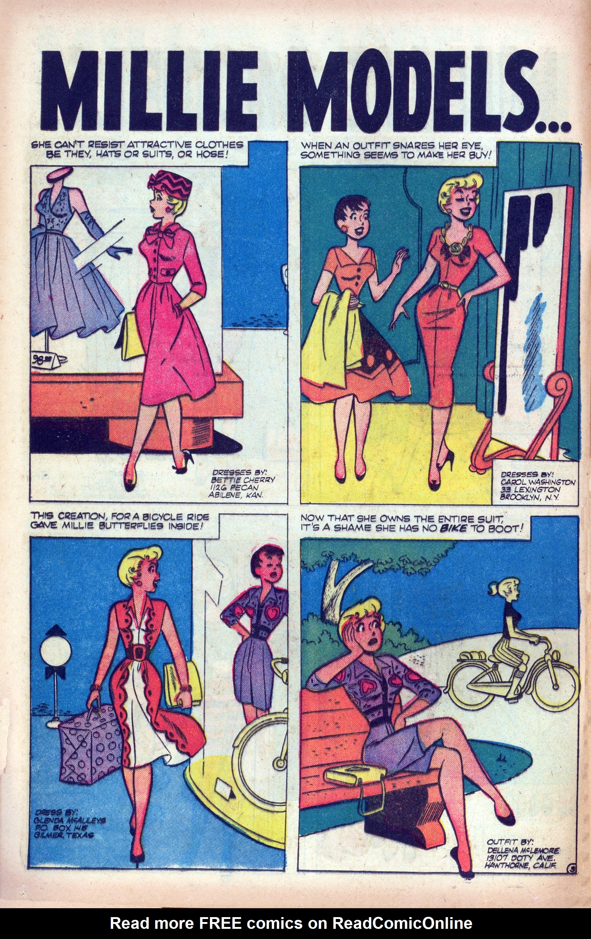 Read online Millie the Model comic -  Issue #80 - 12