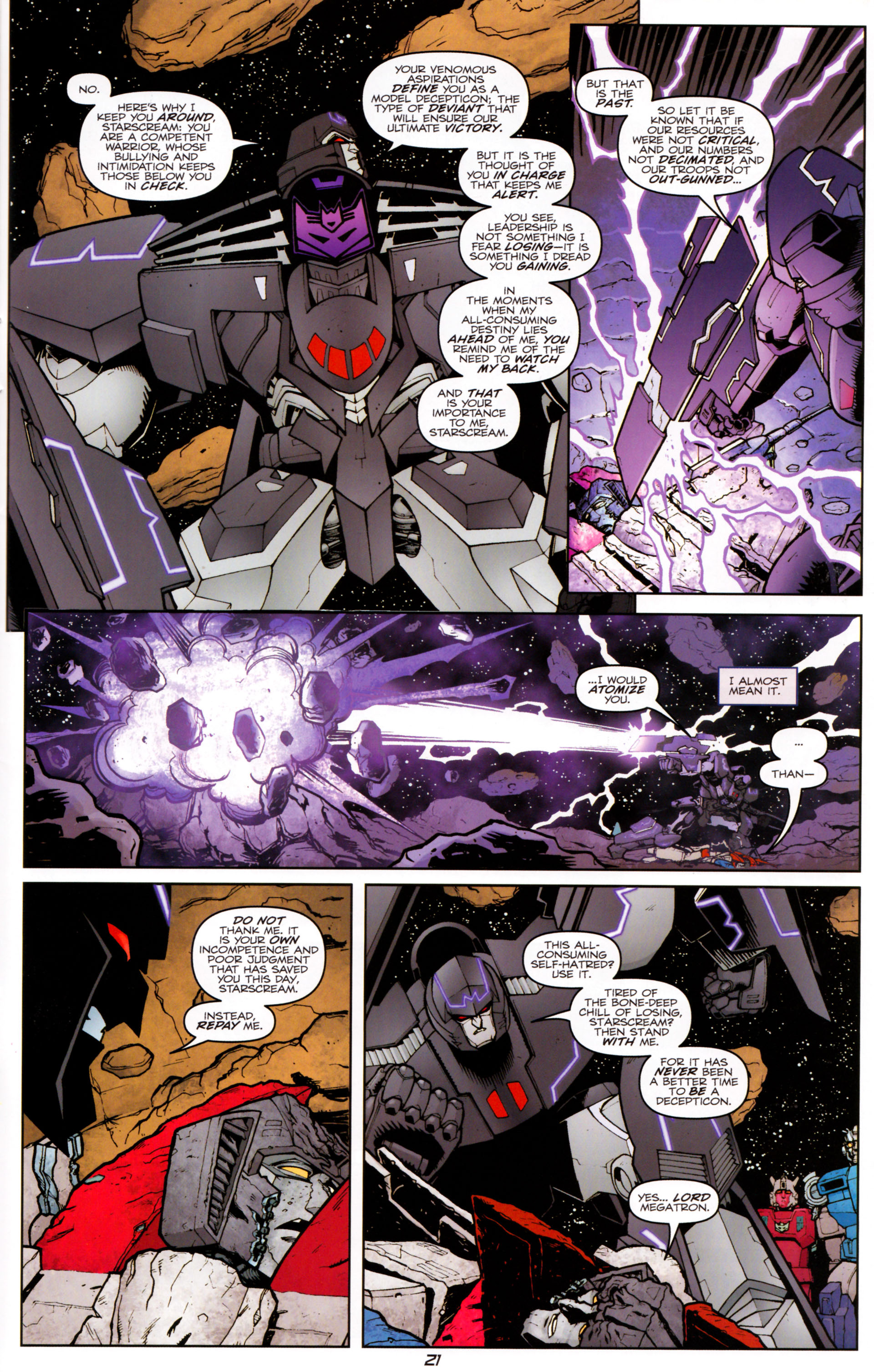 Read online The Transformers Spotlight: Megatron comic -  Issue # Full - 23