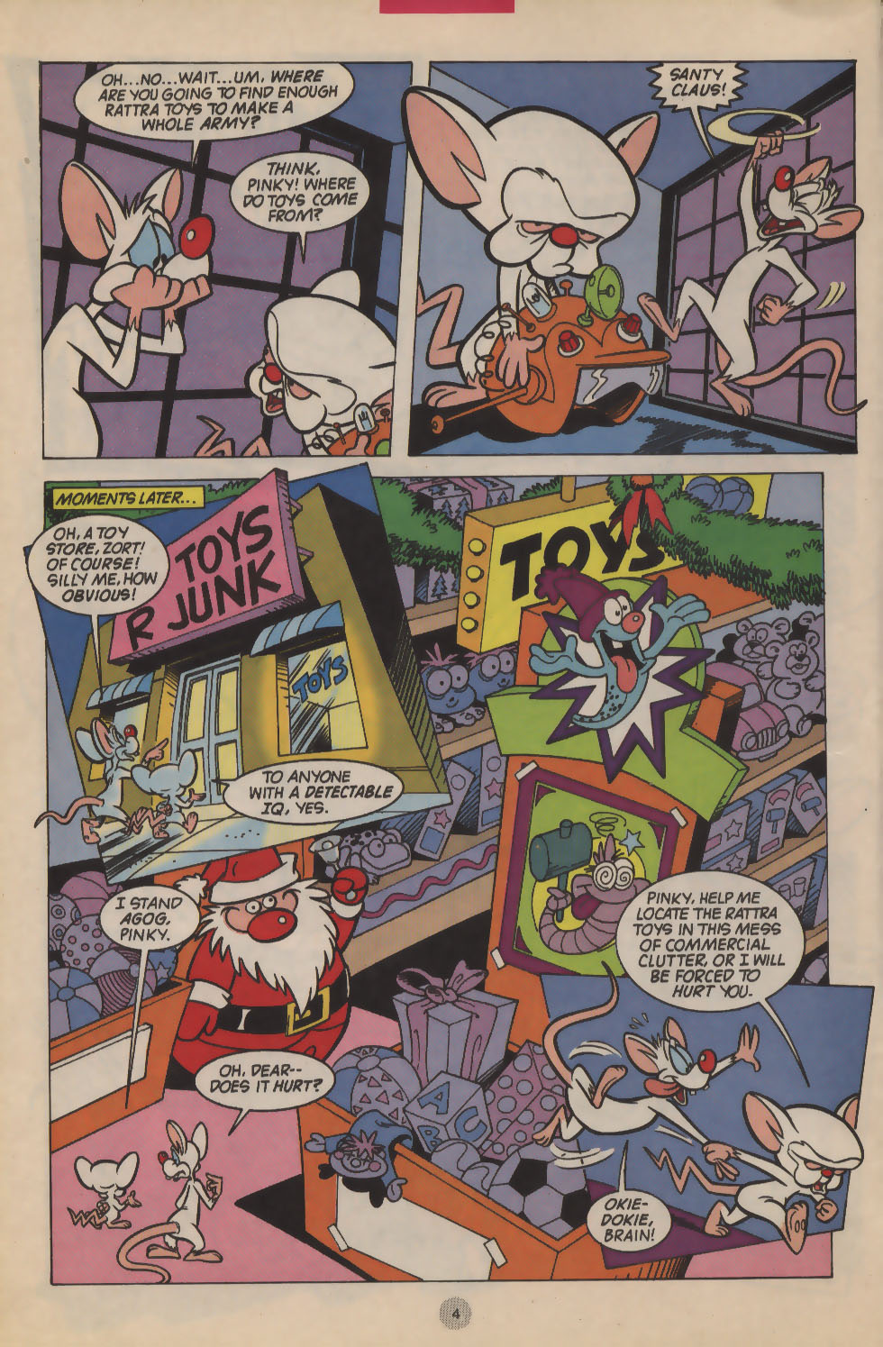 Read online Pinky and The Brain Christmas Special comic -  Issue # Full - 5
