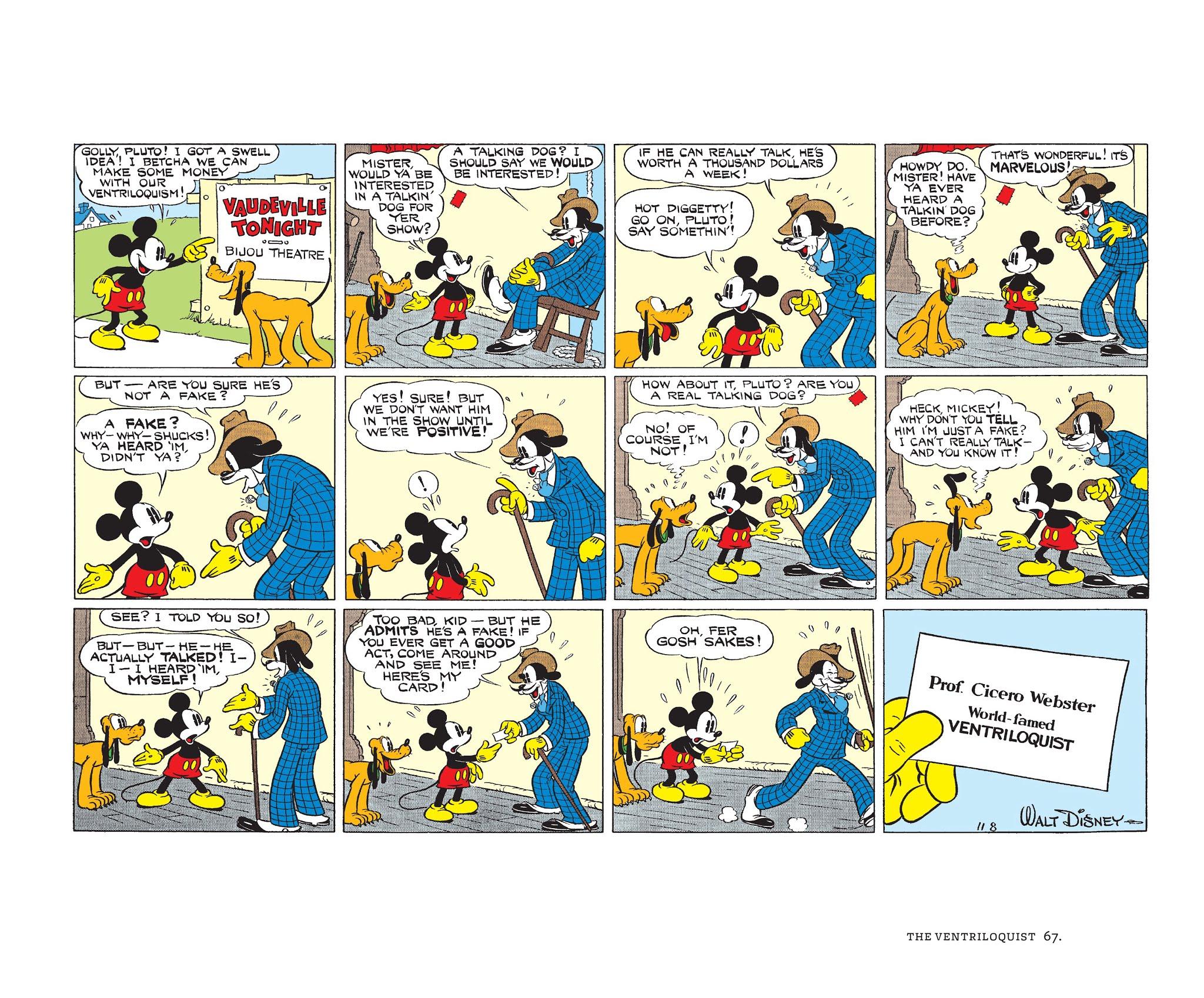 Read online Walt Disney's Mickey Mouse Color Sundays comic -  Issue # TPB 2 (Part 1) - 67