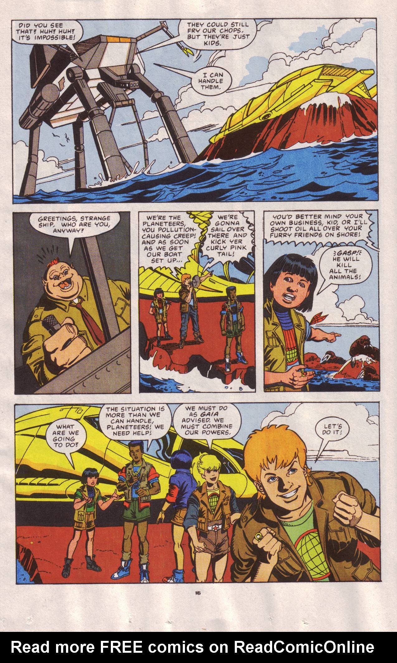 Captain Planet and the Planeteers 1 Page 13